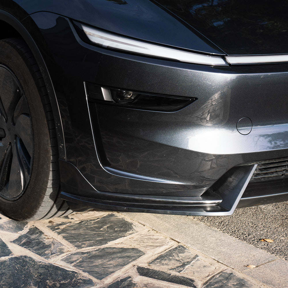 2025+ Tesla Model Y Juniper Front Lip Spoiler by Yeslak | Premium Aerodynamic Upgrade & Bumper Protection