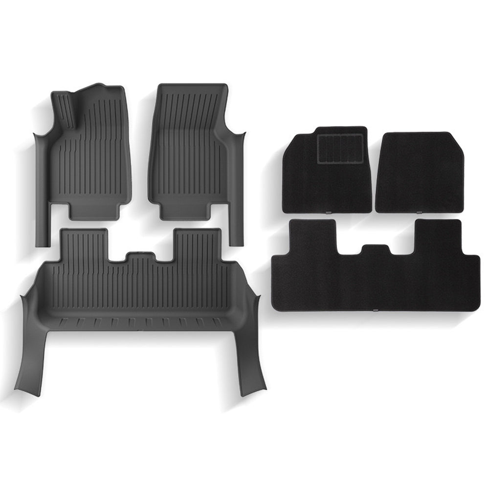 2025+ Tesla Model Y Juniper All-Weather Floor Mats - Custom Fit, Full Coverage Protection