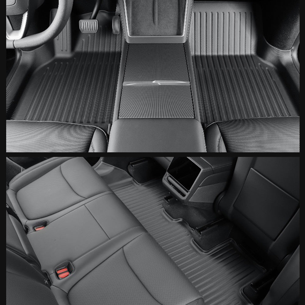 2025+ Tesla Model Y Juniper All-Weather Floor Mats - Custom Fit, Full Coverage Protection
