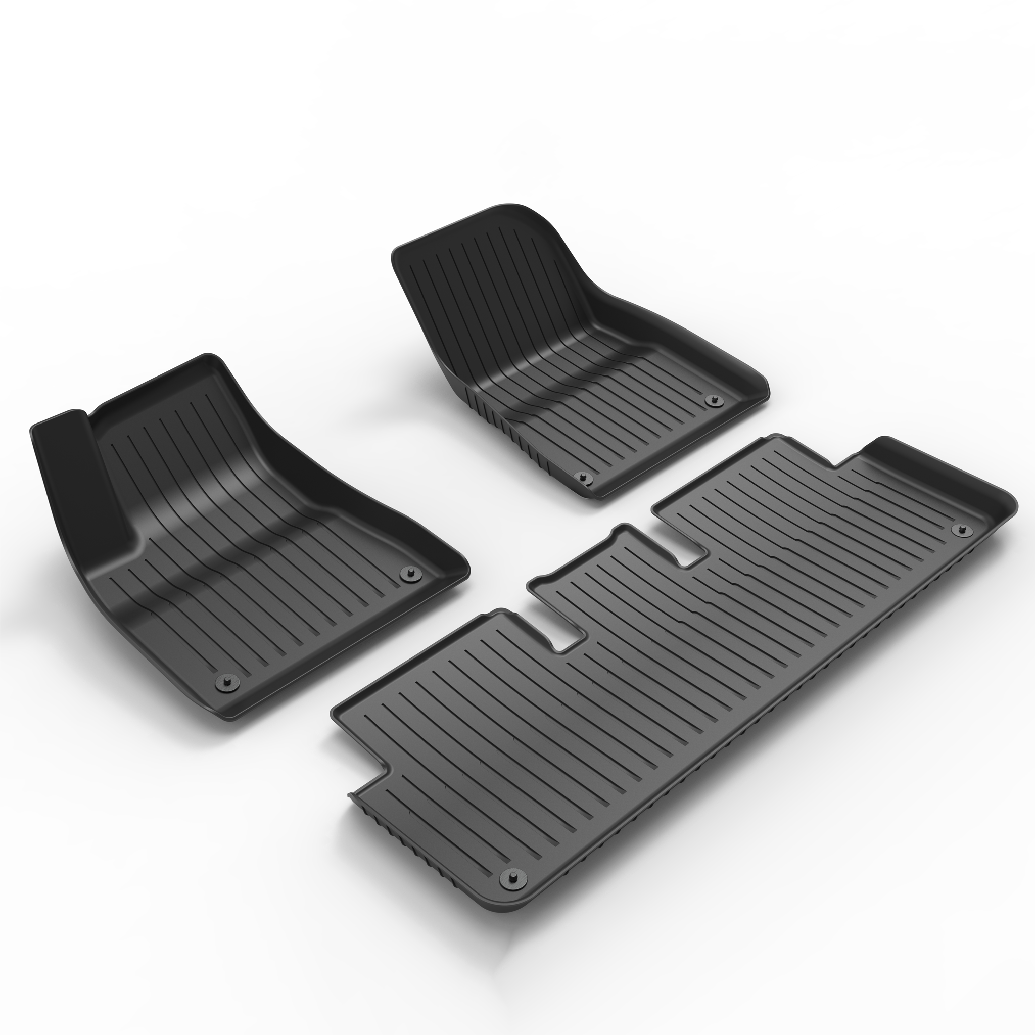 2024+ Tesla Model 3 Highland All-Weather Floor Mats - Custom Fit，Waterproof Interior Accessories
