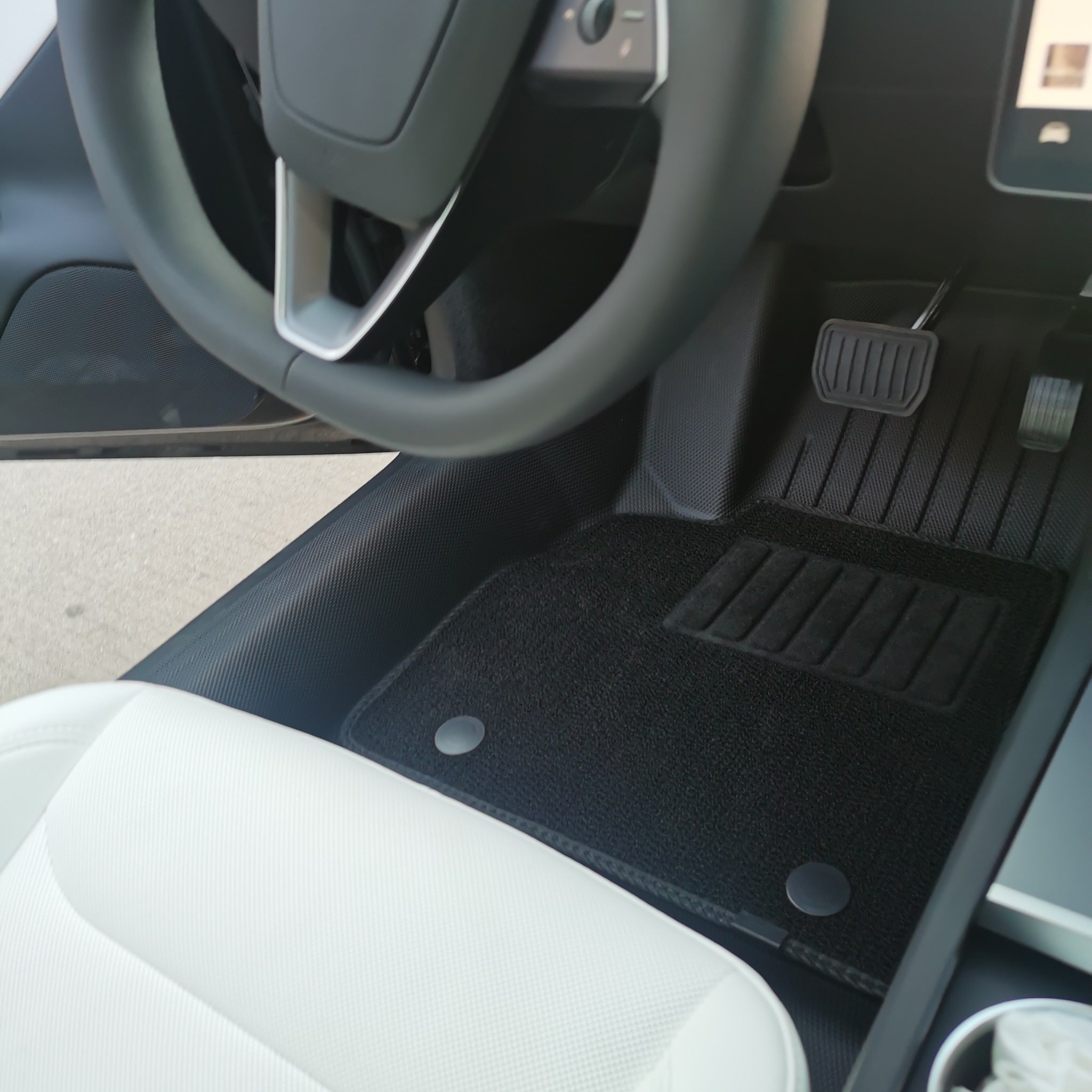 Tesla Model 3 Highland 2024+ Custom All-Weather Floor Mats – Full TPE Wrap for Ultimate Protection