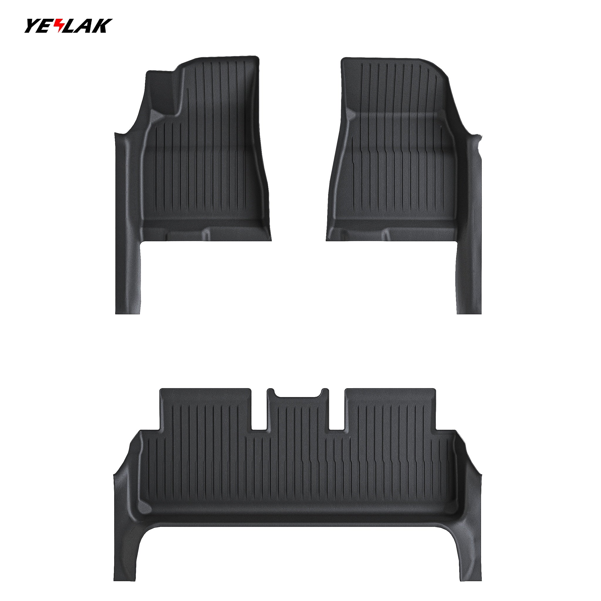 Tesla Model 3 Highland 2024+ Custom All-Weather Floor Mats – Full TPE Wrap for Ultimate Protection