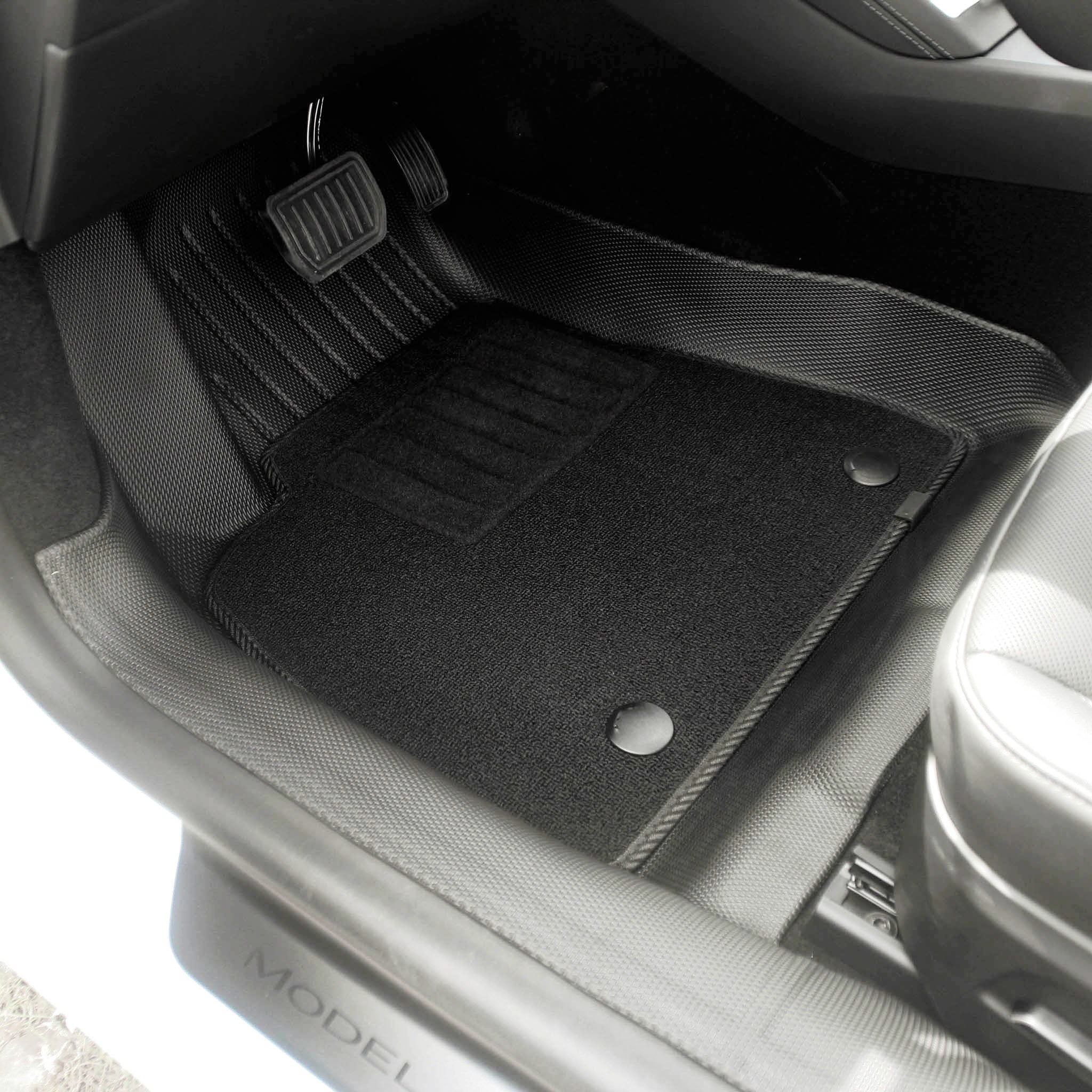 Tesla Model 3 Highland 2024+ Custom All-Weather Floor Mats – Full TPE Wrap for Ultimate Protection