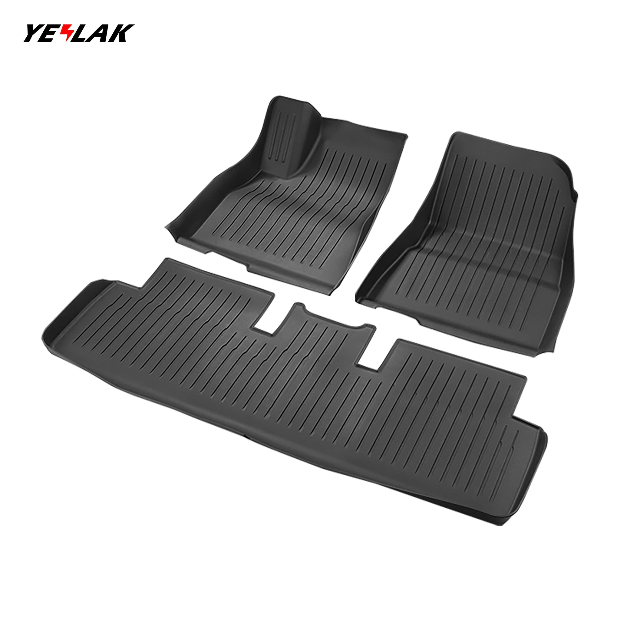 All-Weather Floor Mats for Tesla Model 3 (2017-2023) - Durable, Custom-Fit