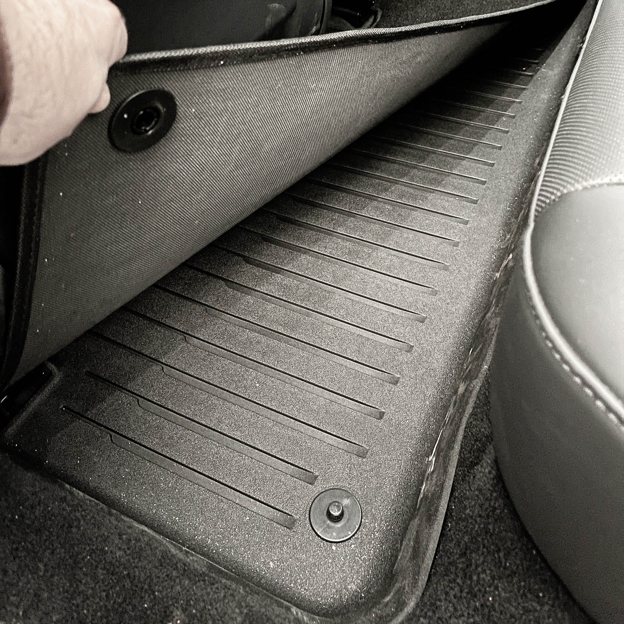 All-Weather Floor Mats for Tesla Model 3 (2017-2023) - Durable, Custom-Fit