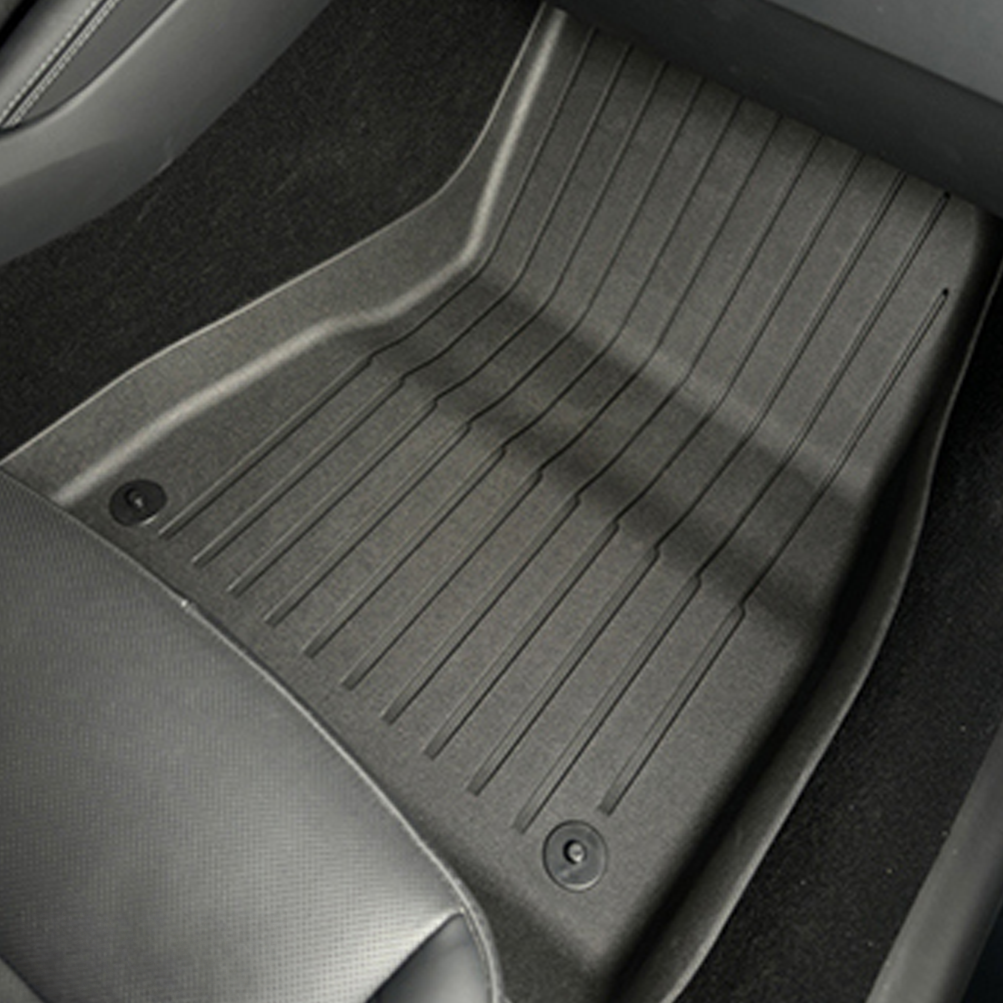 Premium All-Weather Floor Mats for Tesla Model Y - Eco-Friendly TPE, Spill-Proof Design & Luxury Protection