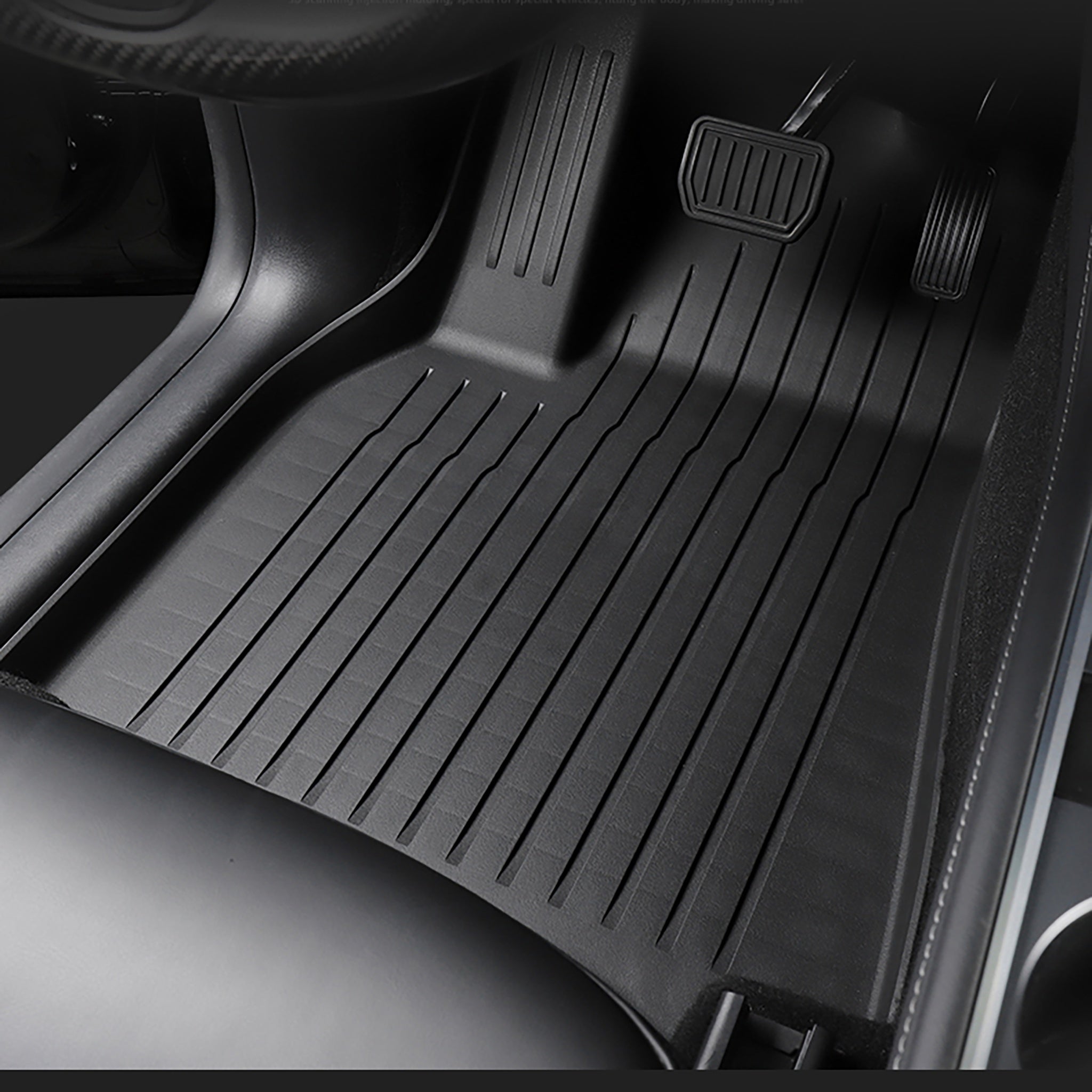 Premium All-Weather Floor Mats for Tesla Model Y - Eco-Friendly TPE, Spill-Proof Design & Luxury Protection