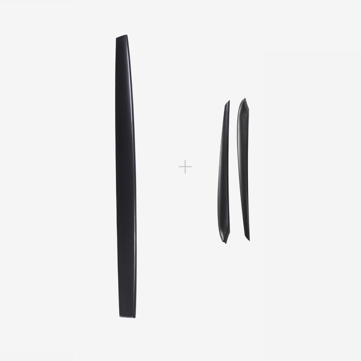 Bundle: Tesla Model 3/Y Carbon Fiber Dashboard & Door Trim Covers Set 2021-2024