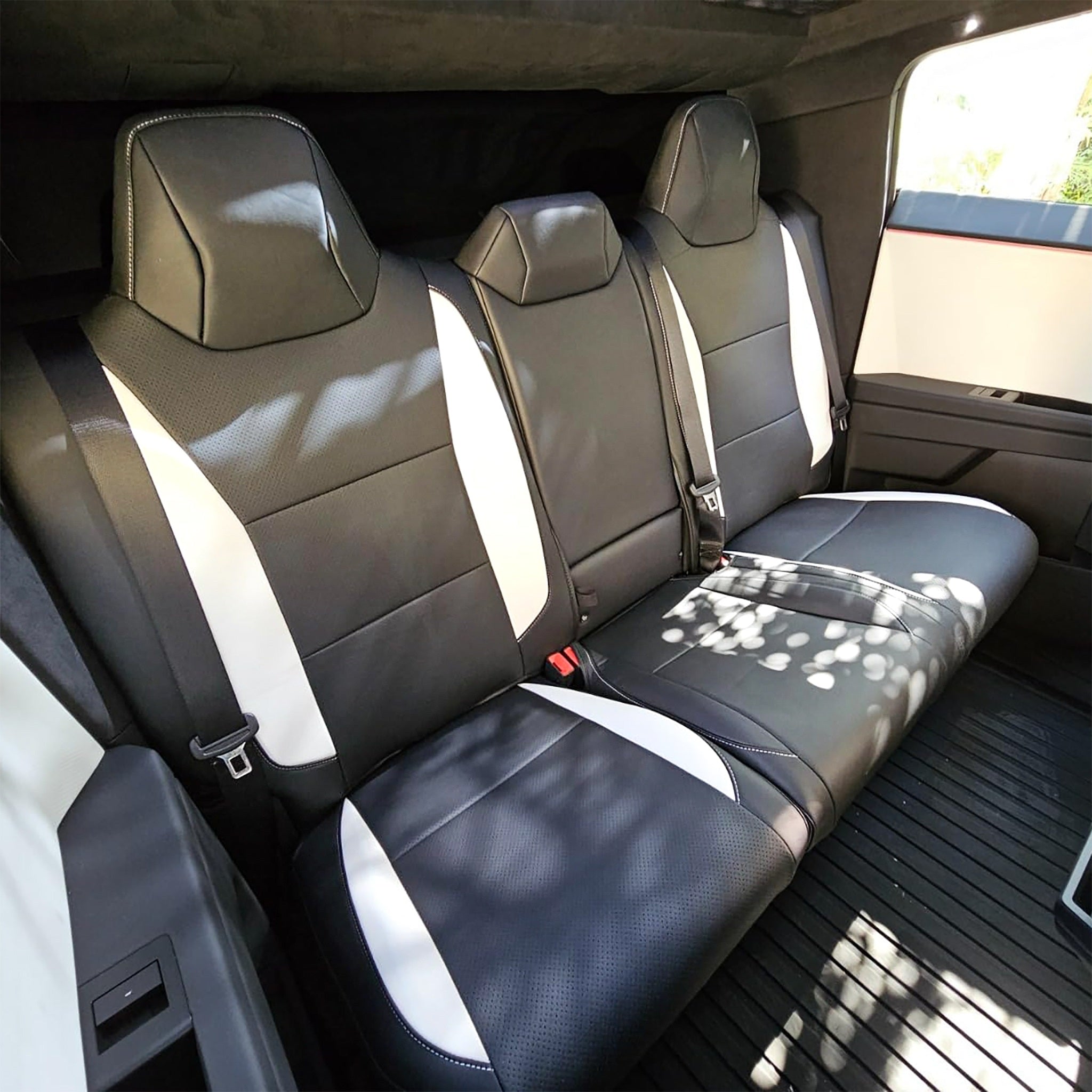 Tesla Cybertruck Custom Leather Full Wrapping Seat Covers