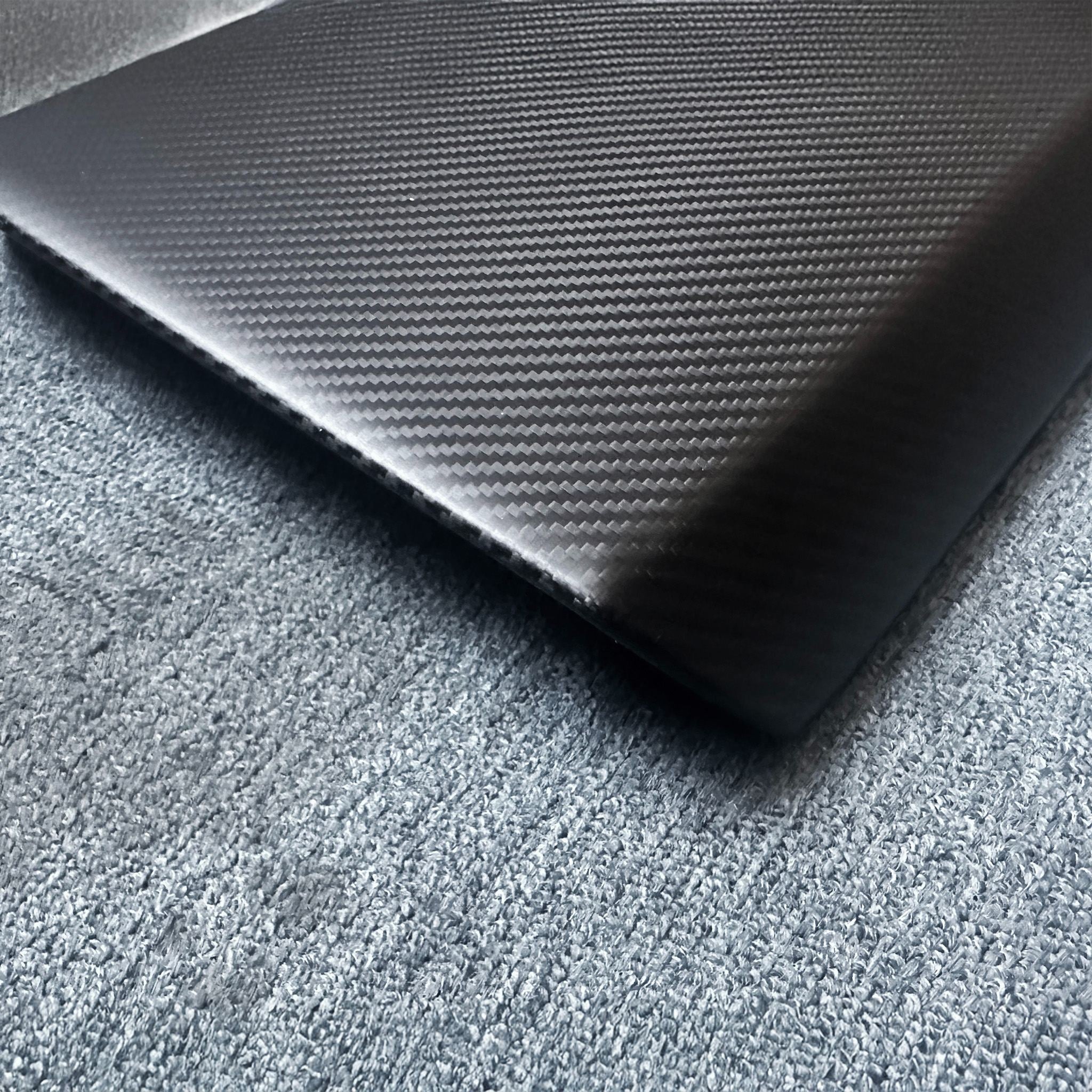 Real Carbon Fiber Armrest Cover & Rear Screen Frame Cover for Tesla Cybertruck (2 Pcs)