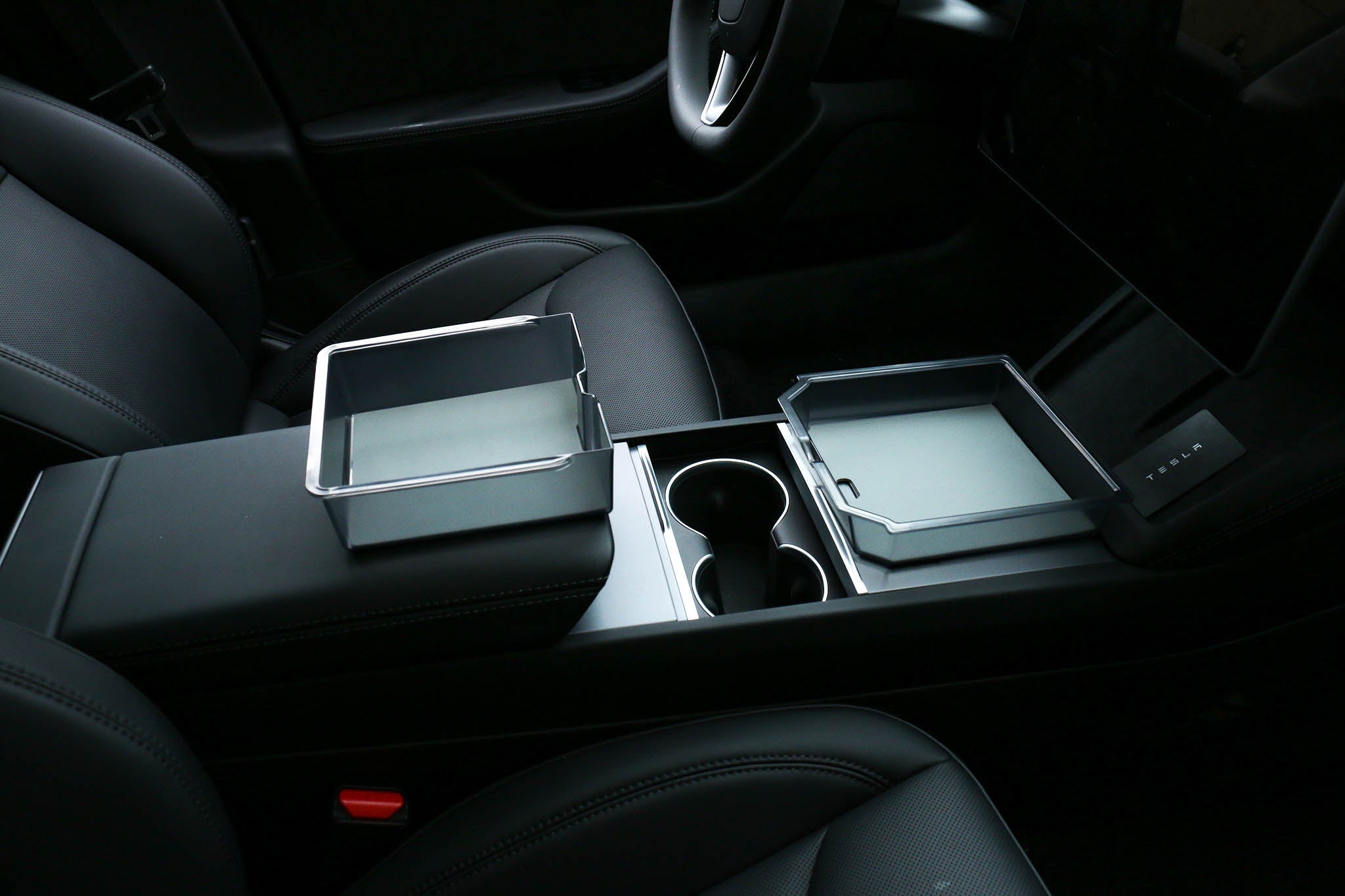 Center Console & Armrest Storage Tray for 2024+ Model 3 & 2025+ Model Y