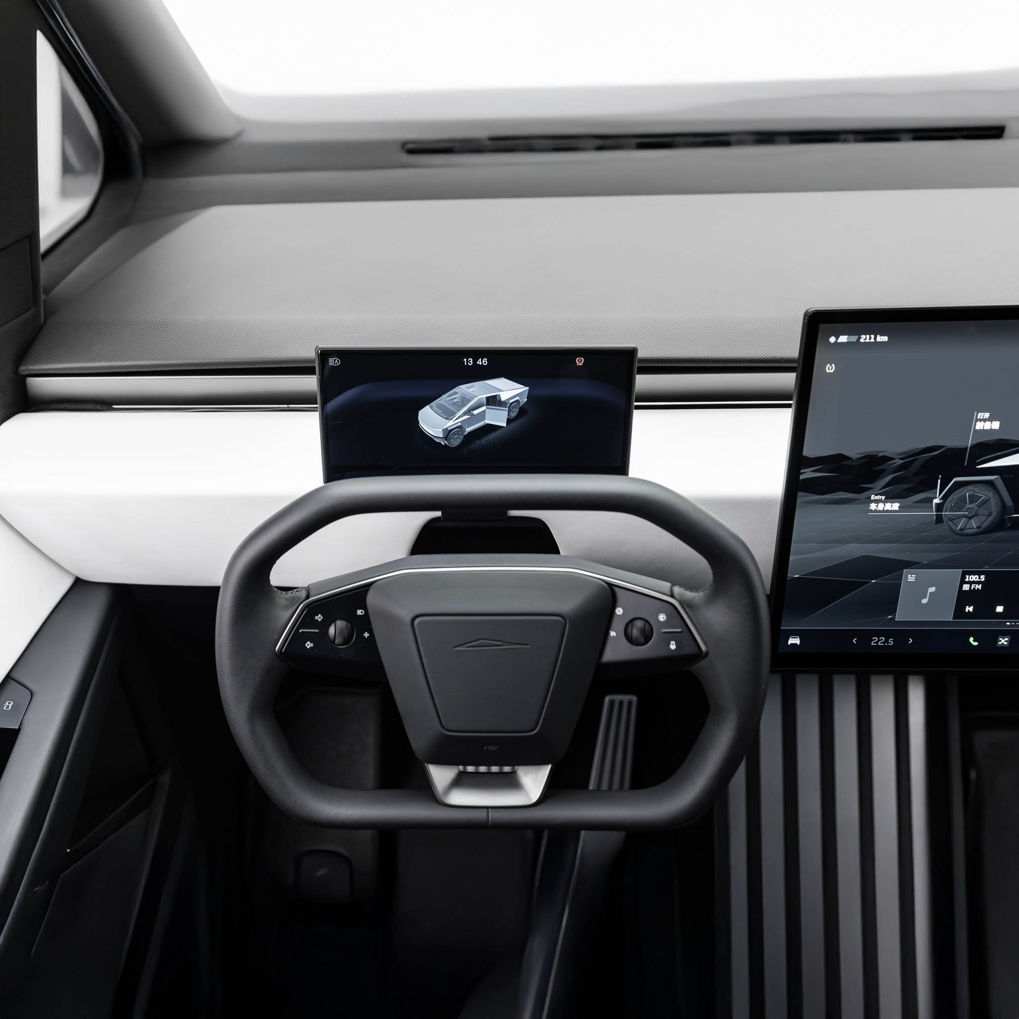 Tesla Cybertruck Screen Display 8.9-Inch Smart Instrument Cluster