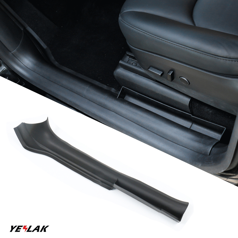 Tesla Model Y / Model 3 Front Door Sill Protector – Custom TPE Anti-Scratch Guard