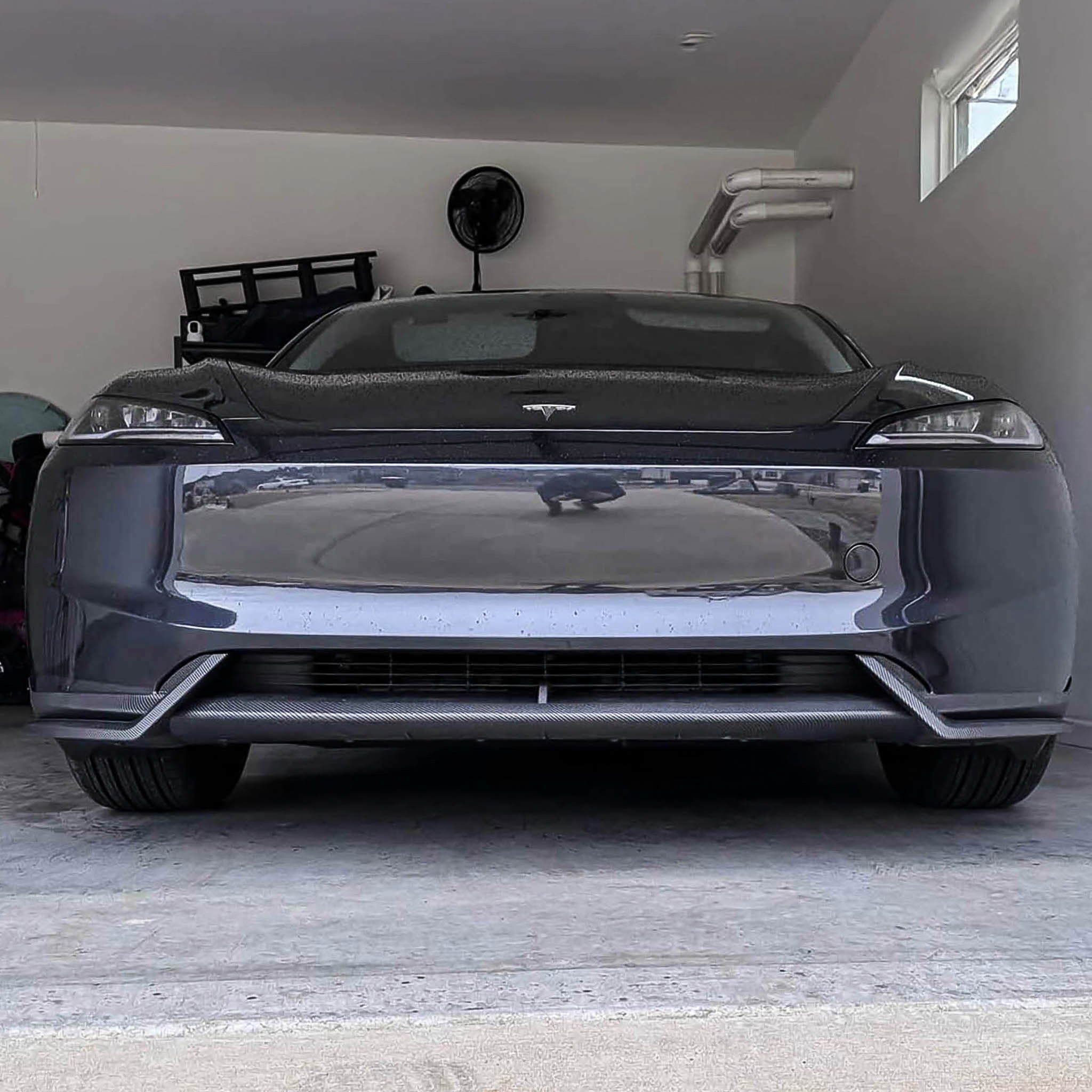 Sporty Front Lip Spoiler For Tesla Model 3 Highland 2024+