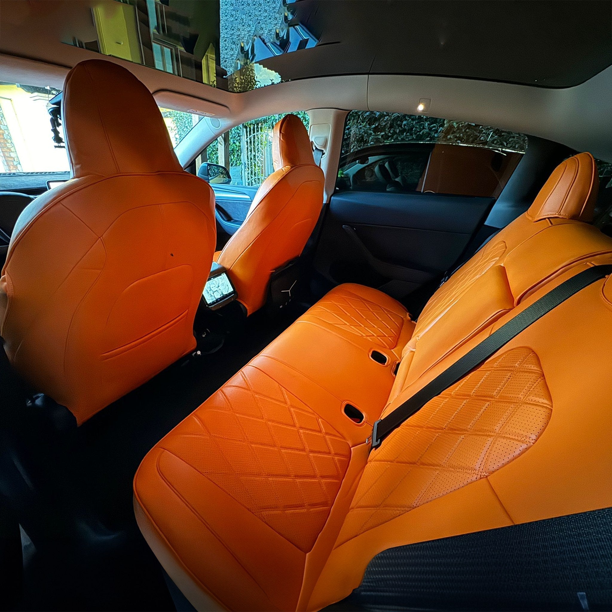 Premium Custom-Fit Tesla Seat Covers for Model 3 & Model Y (2017-2025) – Enhanced Comfort, Durability & Interior Protection