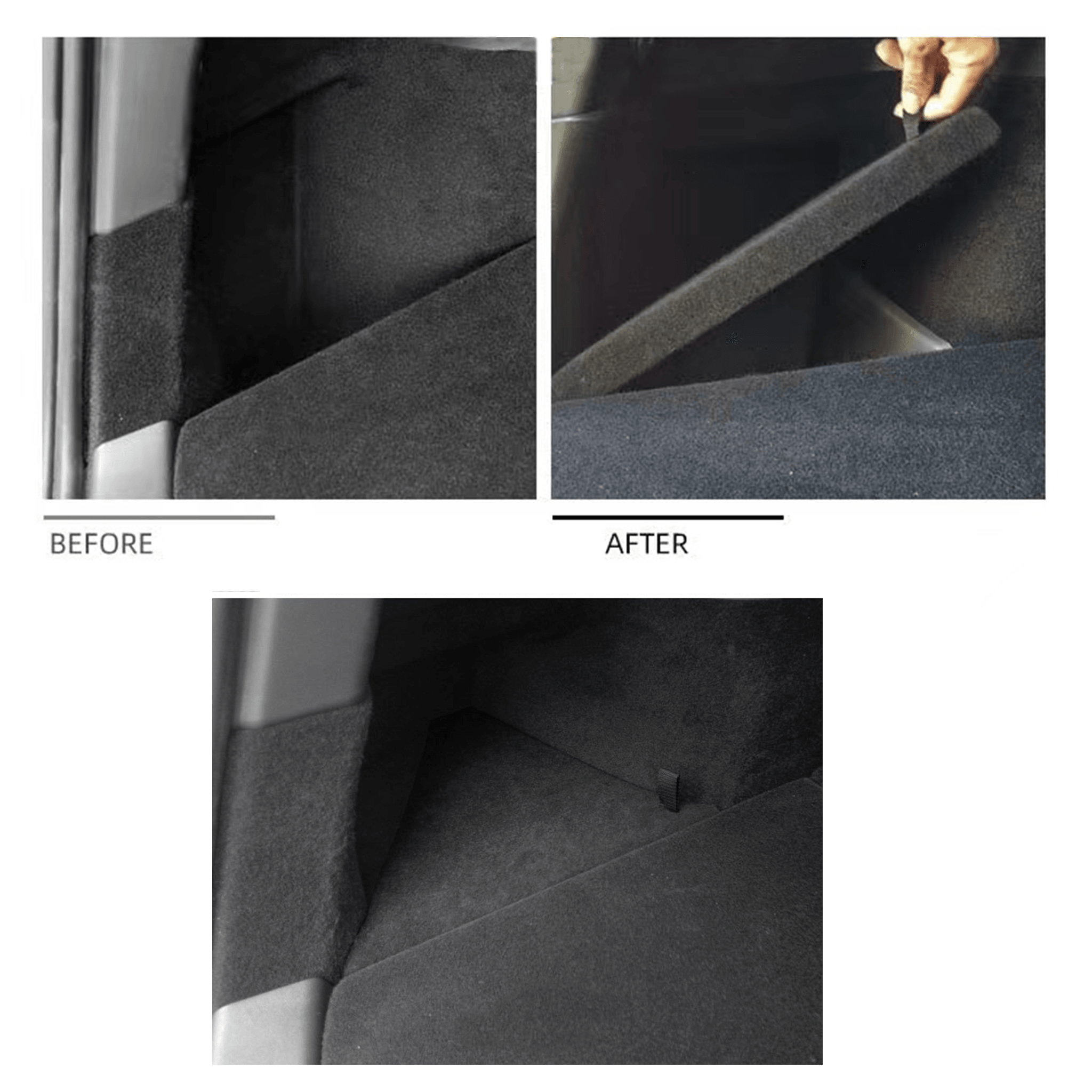 Rear Trunk Side Storage Bins for Tesla Model Y 5 Seater