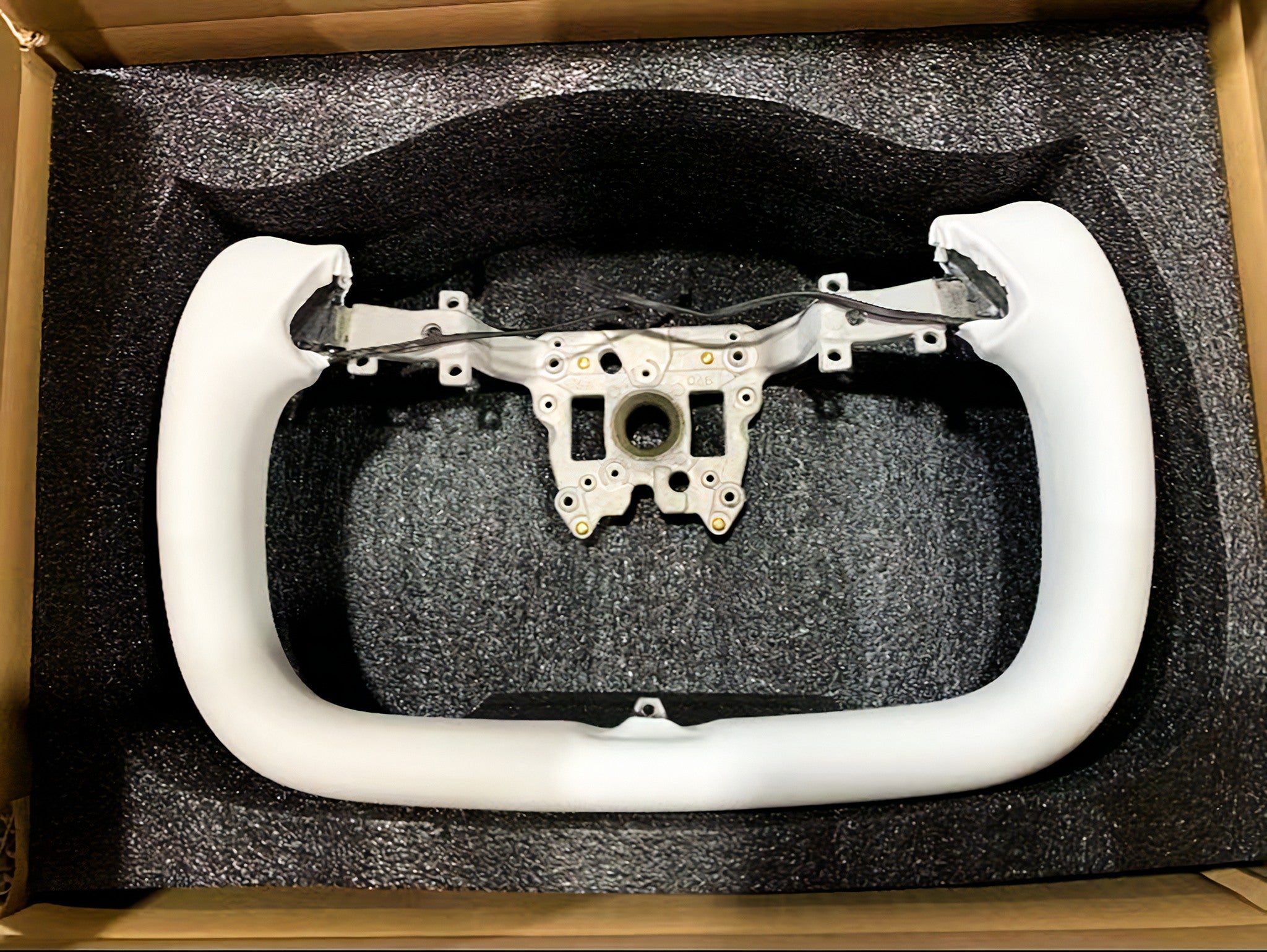 Tesla Model 3 Highland Yoke Steering Wheel (2024+) | Heated Leather Upgrade