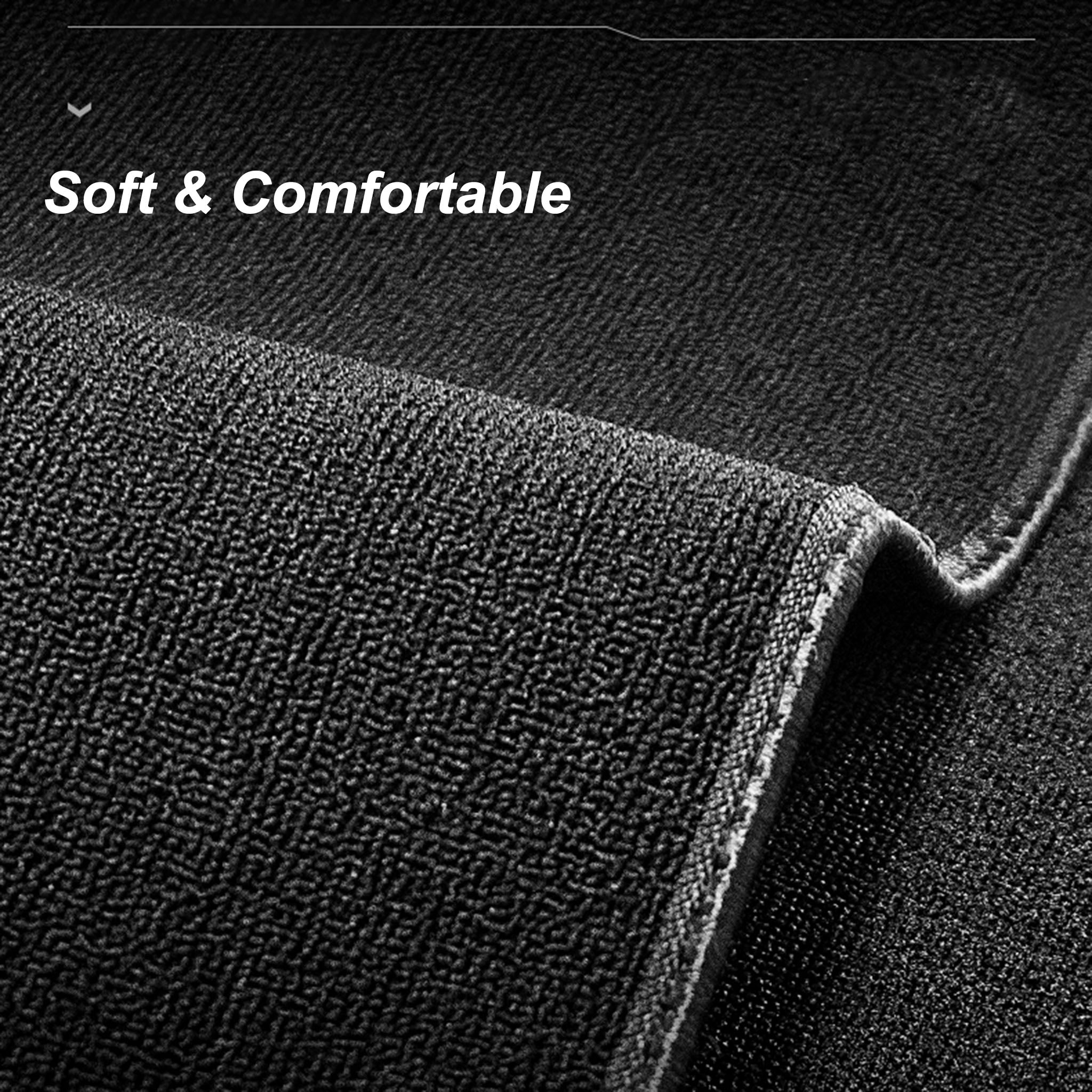 Tesladm All Weather Floor Mats Full Set for Tesla Model Y Right Hand Drive