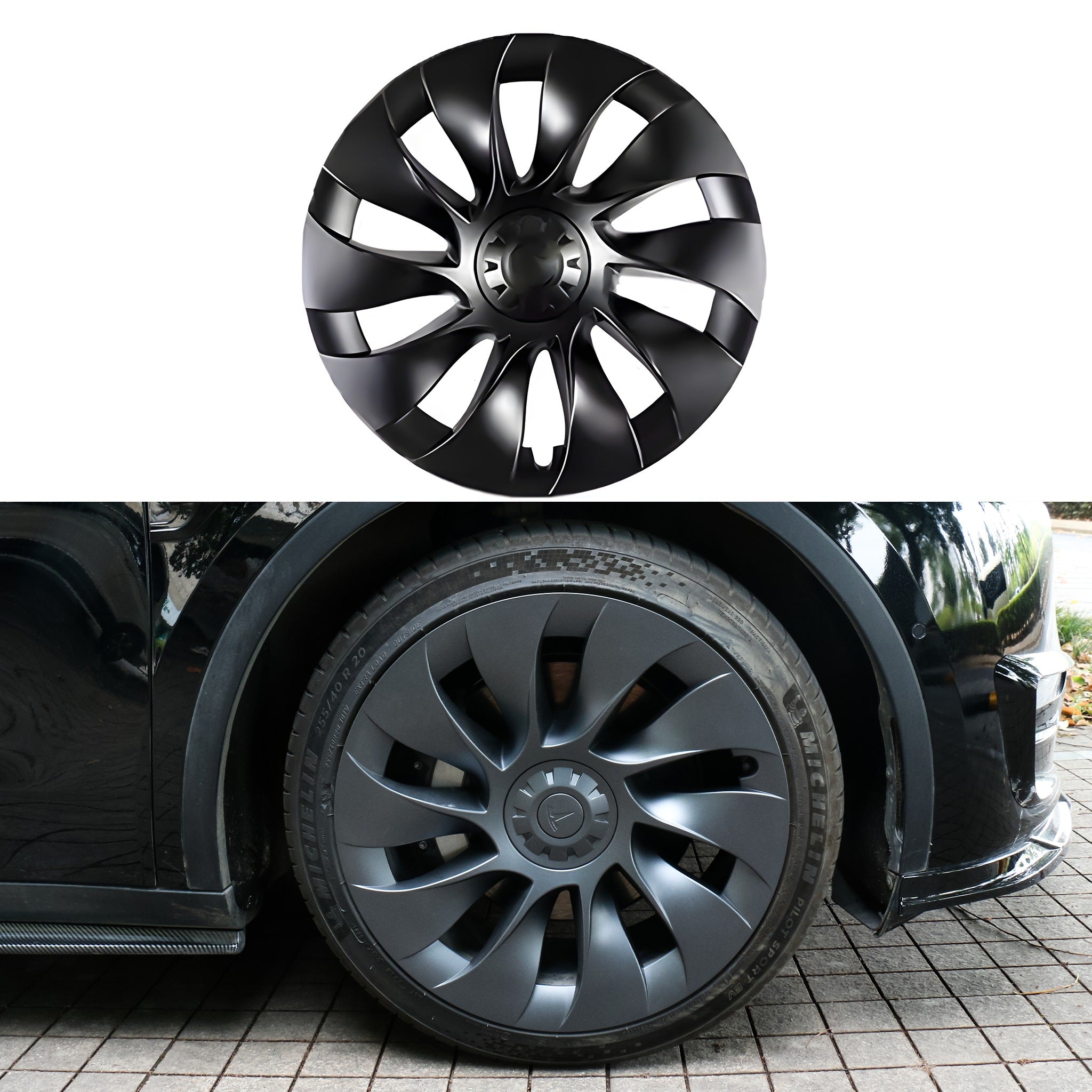 Performance Wheel Covers for Tesla Model Y 20'' Induction Wheels 2020-2024