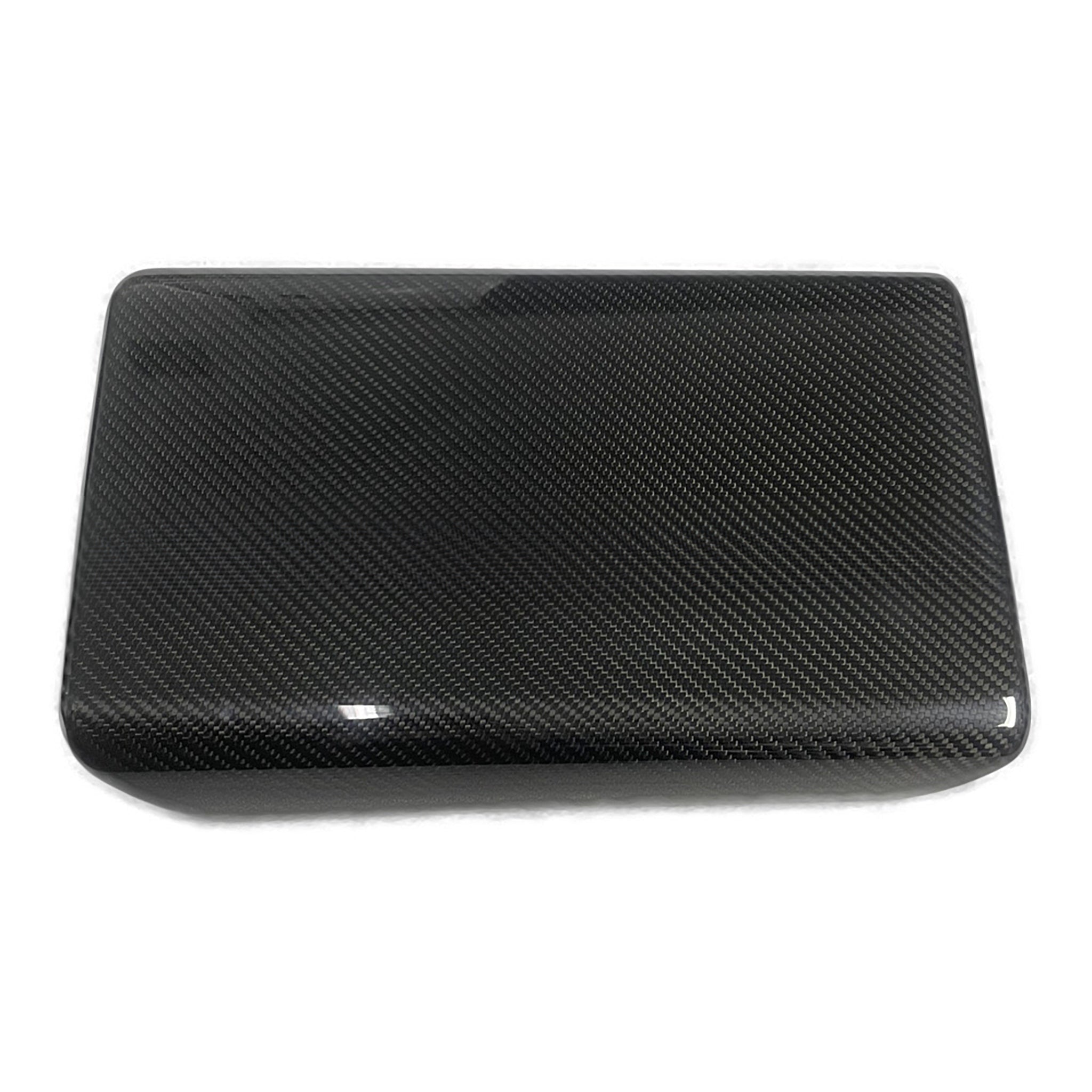 Real Carbon Fiber Armrest Cover & Rear Screen Frame Cover for Tesla Cybertruck (2 Pcs)