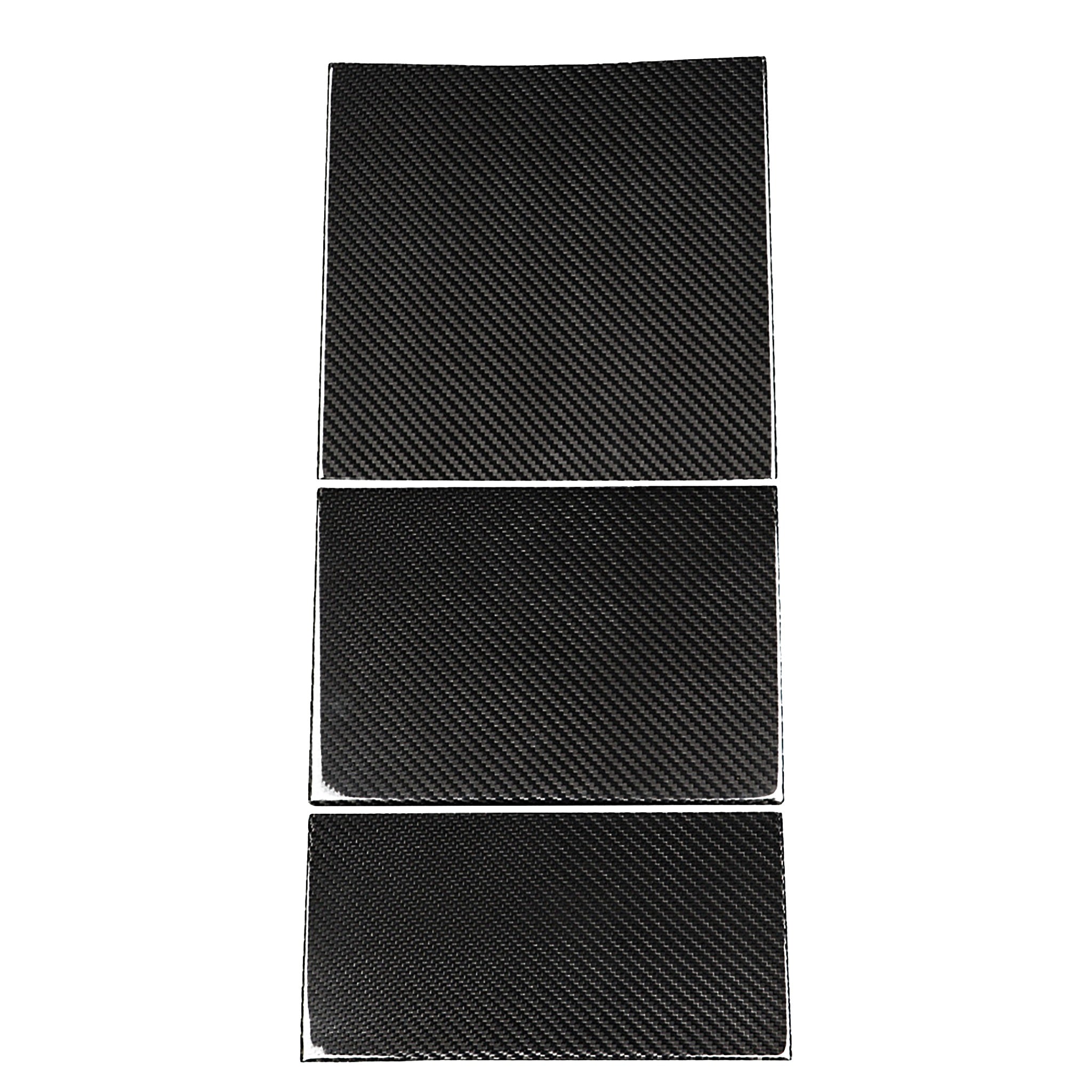 Premium Carbon Fiber Center Console Overlay for Tesla Model 3/Y | Custom Fit, Luxury Interior Upgrade