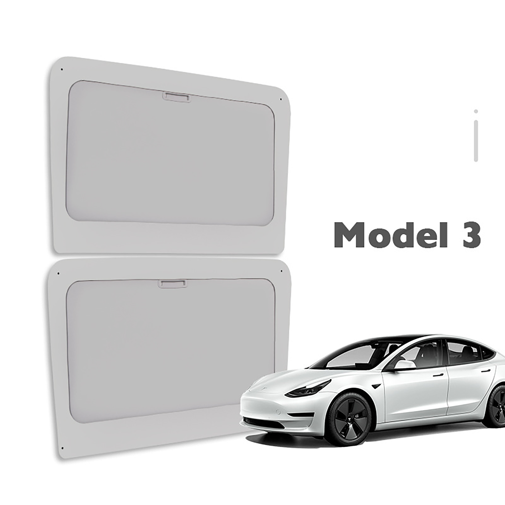 Retractable Sunshade | Tesla Model 3 & Y (All Years)