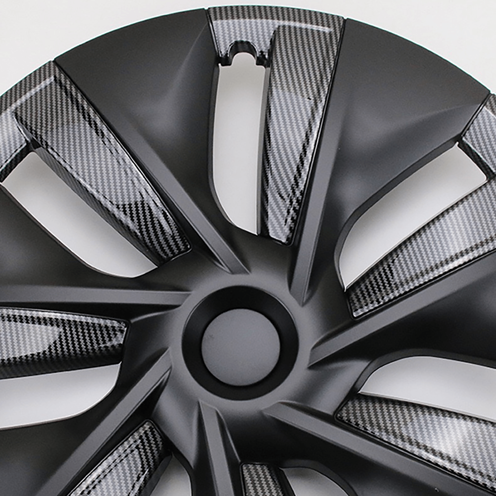 1 Pcs Replacement Tesla Model Y 19 Inch Gemini Wheel Cover All Black