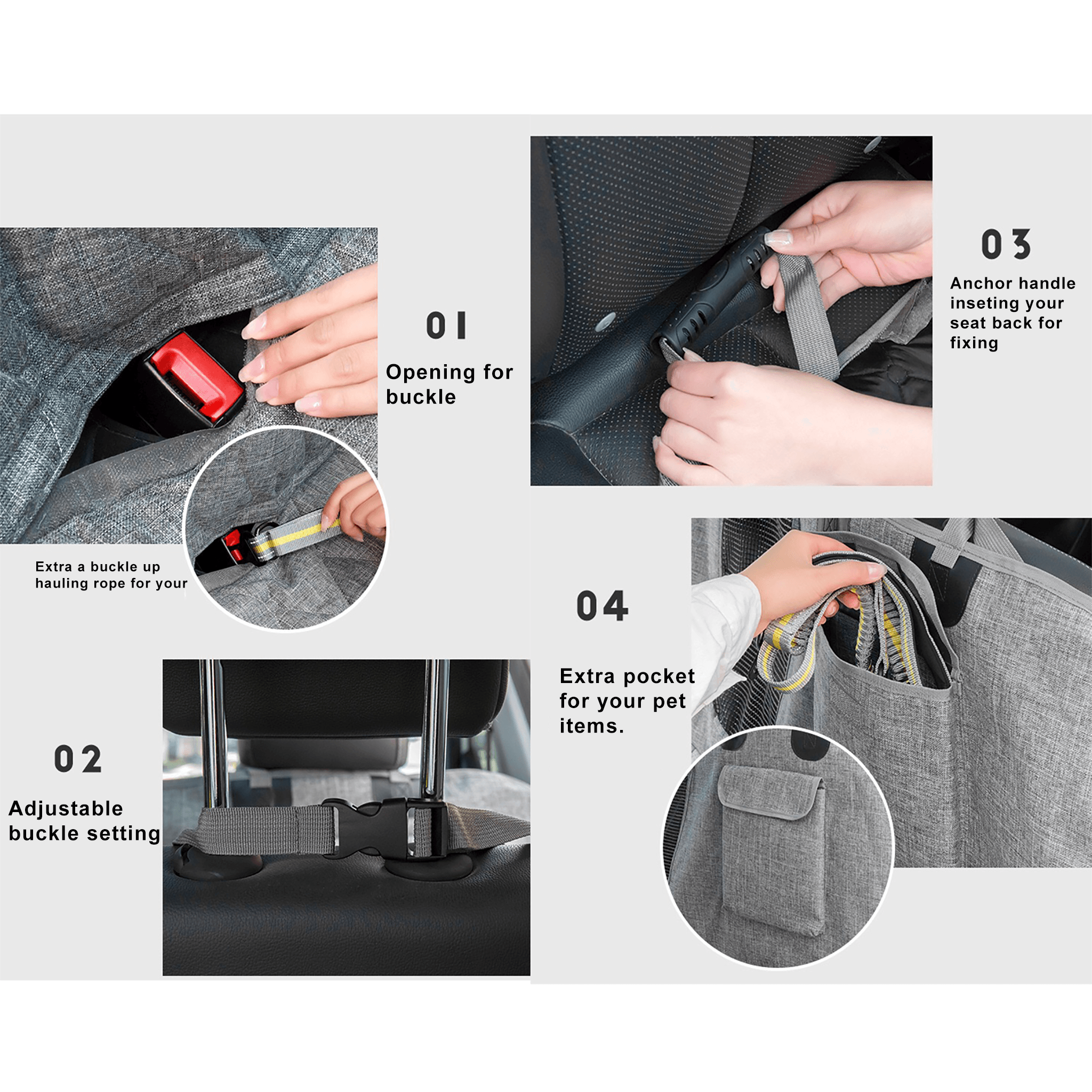 Pet-Friendly Waterproof Car Seat Cover For Tesla Model S/3/Y/X
