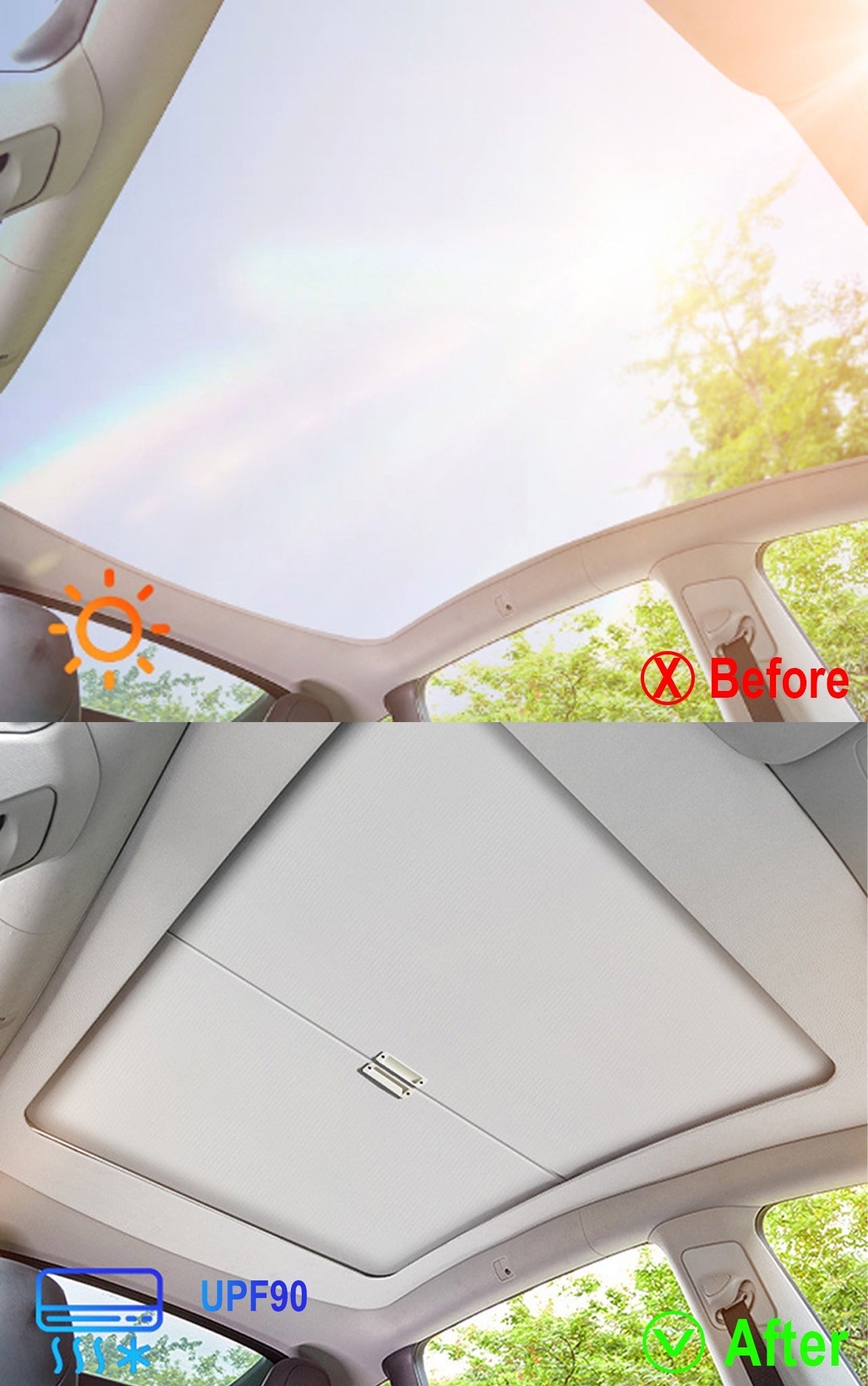 Retractable Sunshade | Tesla Model 3 & Y (All Years)