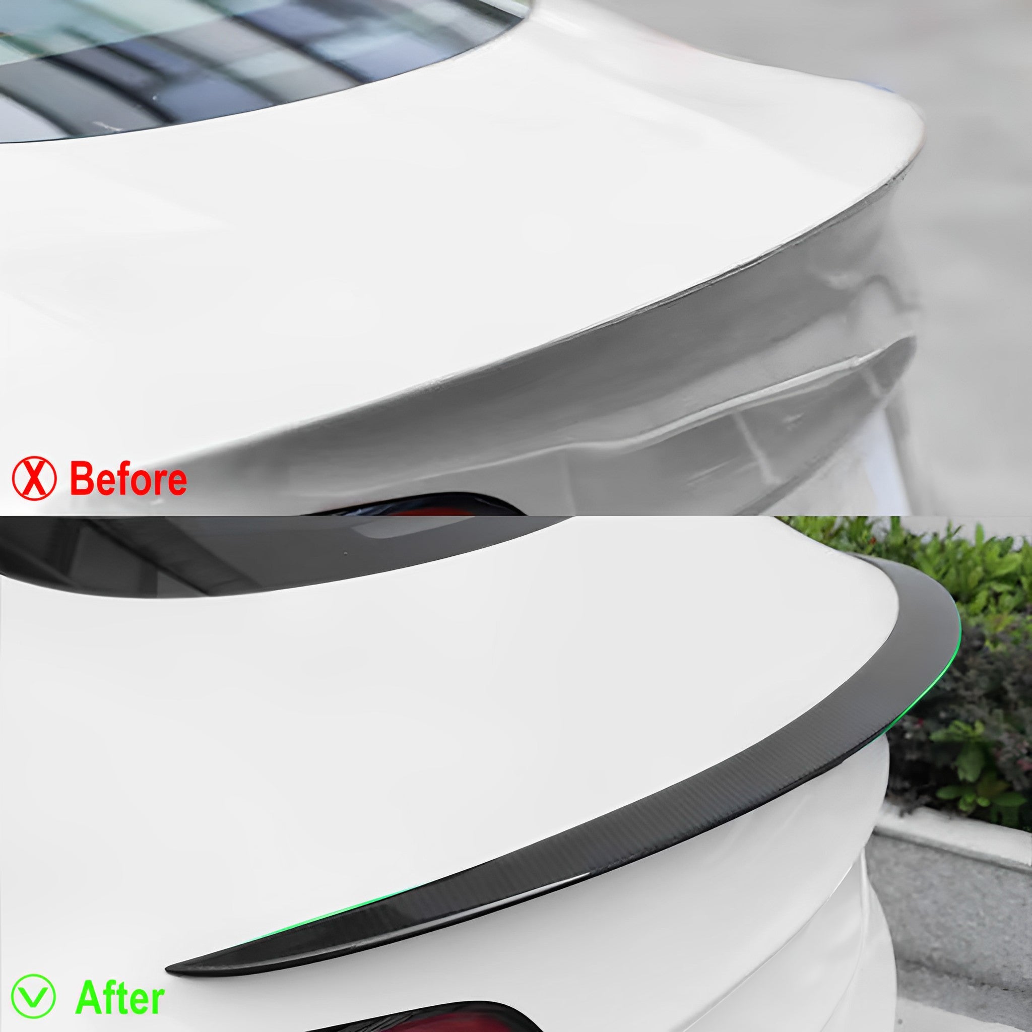 High-Performance Carbon Fiber Spoiler for Tesla Model 3/Y – Aerodynamic Downforce, Enhanced Grip & Battery Efficiency