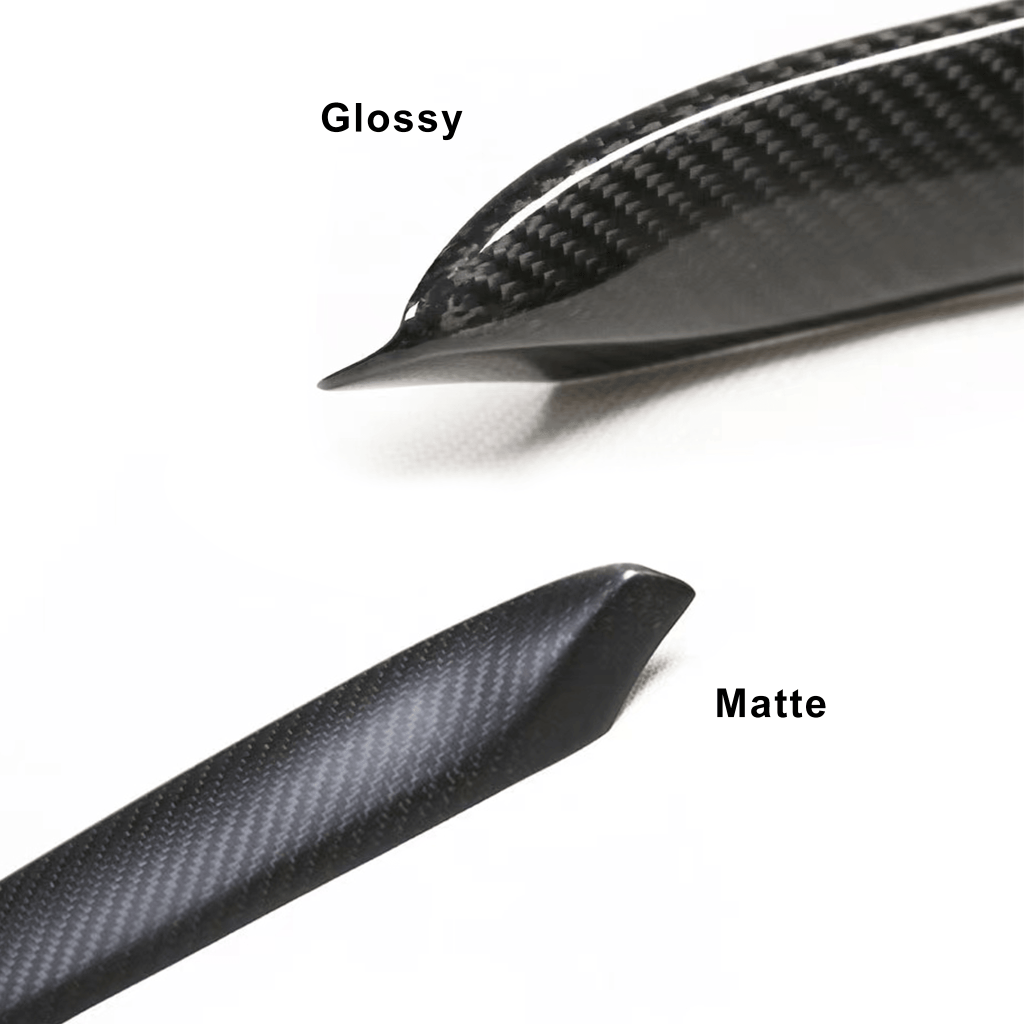 Tesla Model 3/Y Carbon Fiber Front Door Trim Covers – Premium Real Dry Carbon Fiber Interior Upgrade Kit