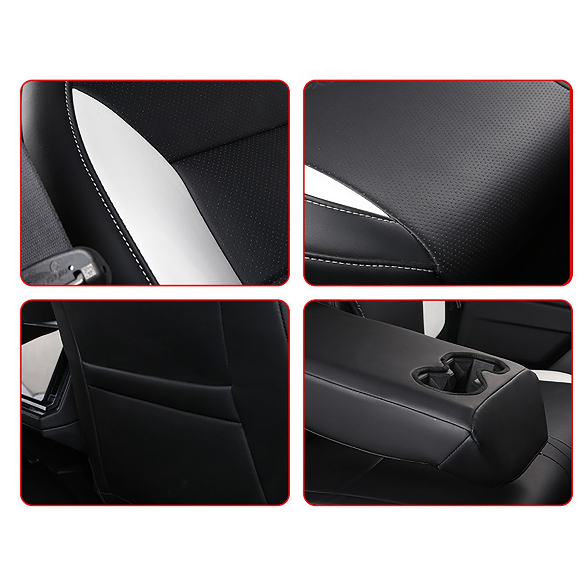 Tesla Cybertruck Custom Leather Full Wrapping Seat Covers