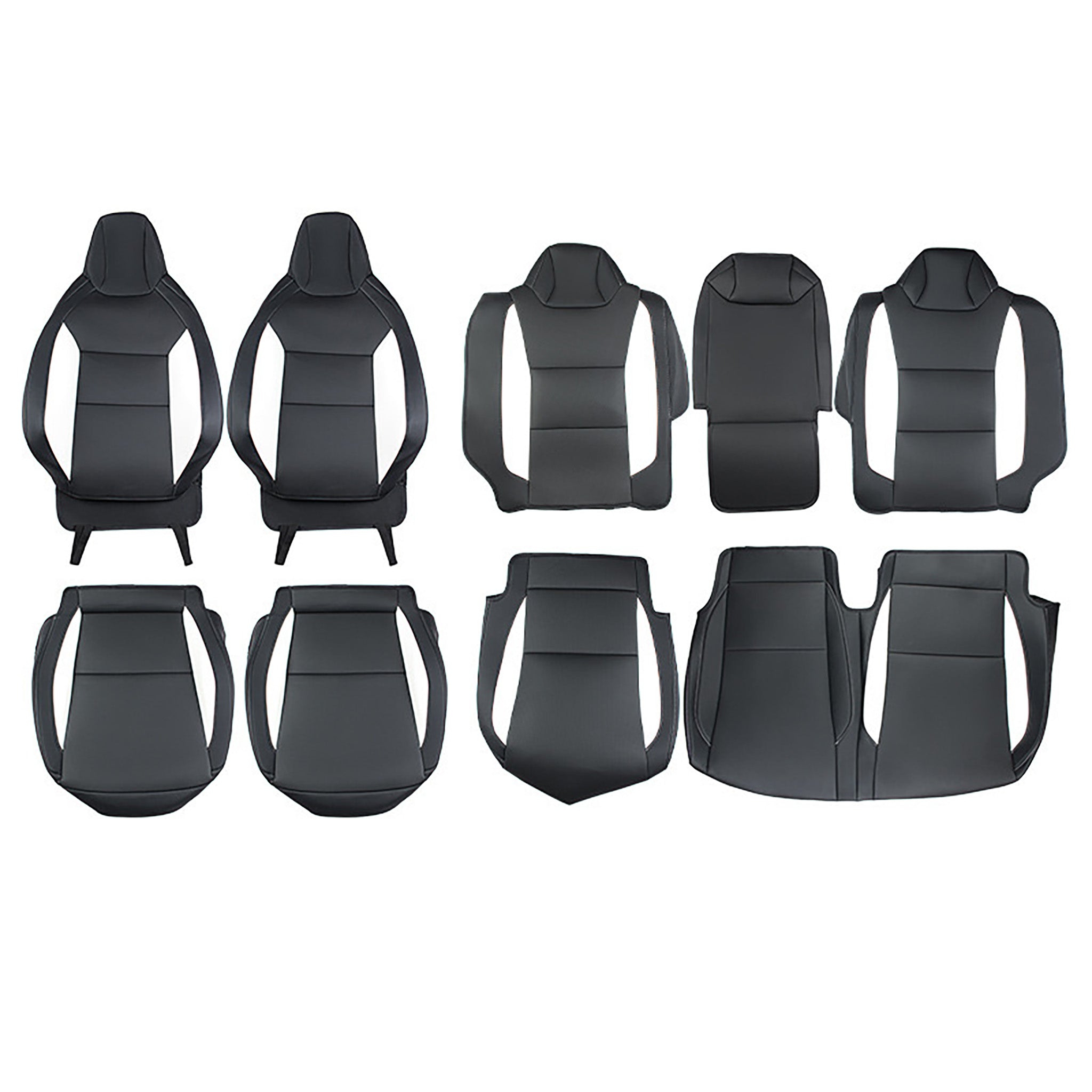 Tesla Cybertruck Custom Leather Full Wrapping Seat Covers