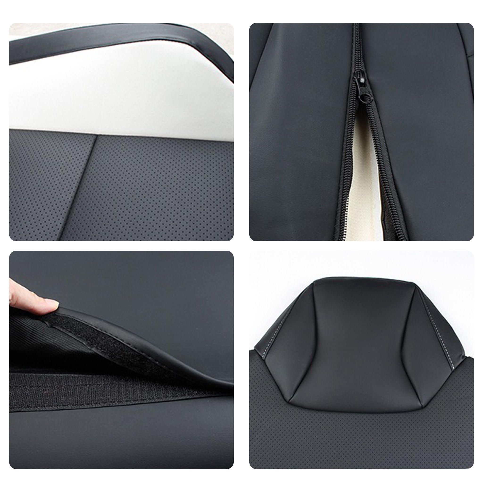 Tesla Cybertruck Custom Leather Full Wrapping Seat Covers