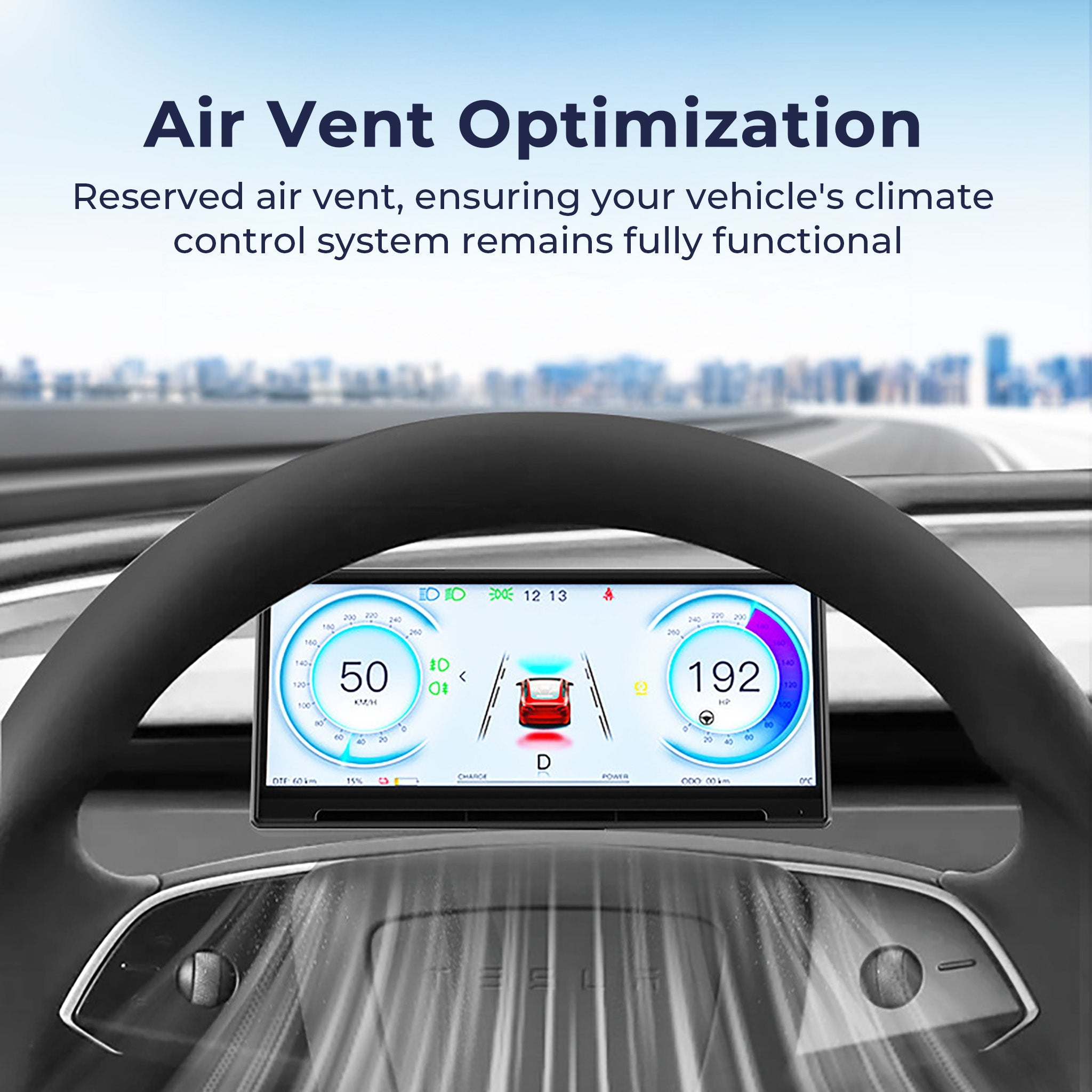 Tesla 8.9" Instrument Cluster for Model 3/Y (2024+ Model 3, 2025+ Model Y)