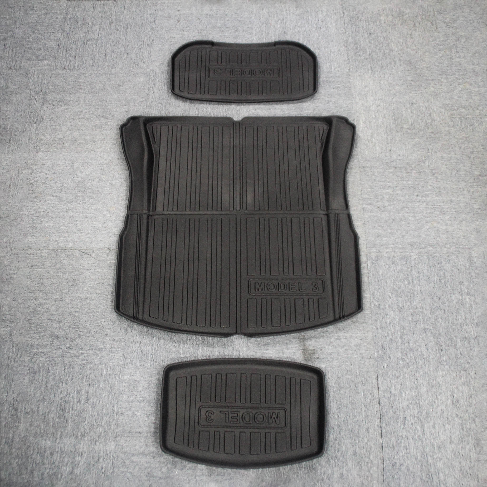 Tesla Model 3 Highland 2024-2025 All-Weather Trunk Cargo Mats