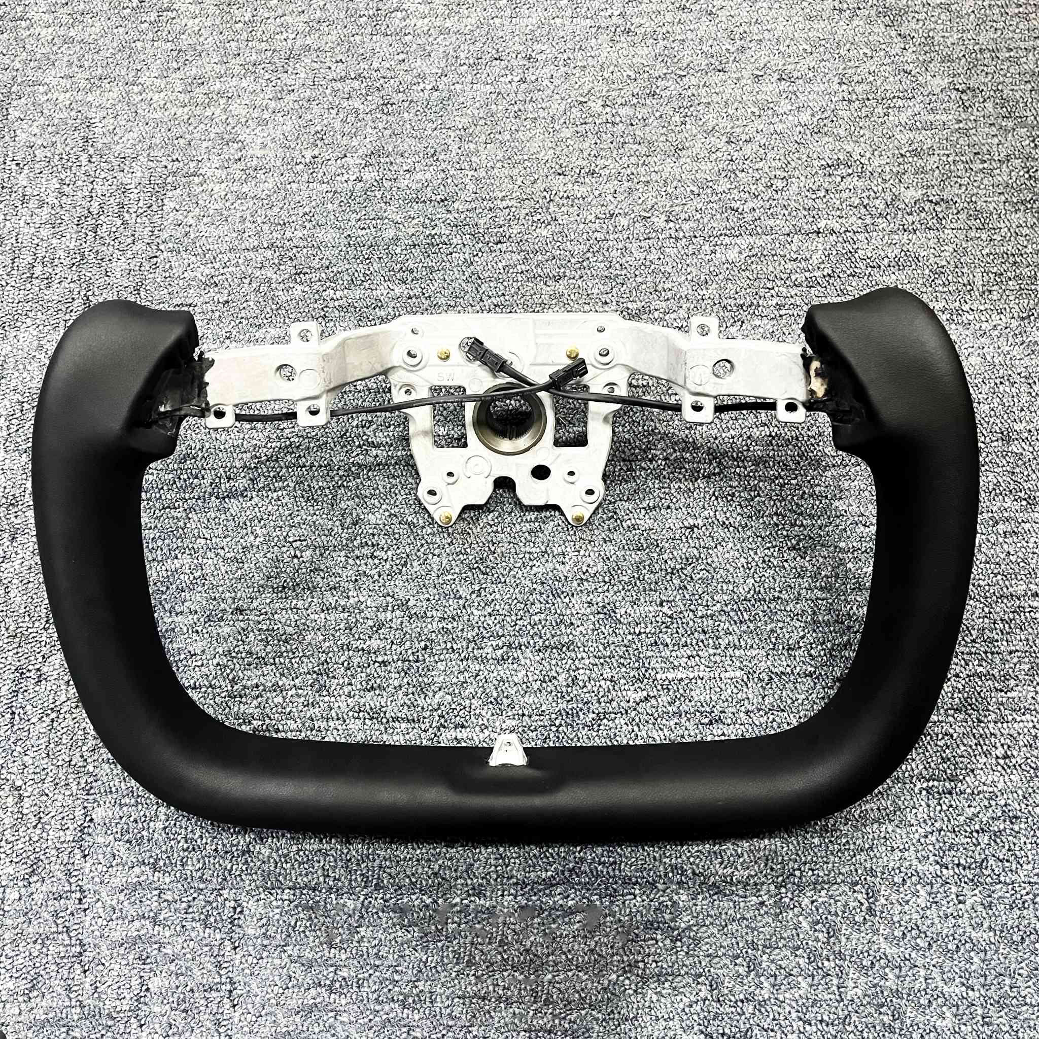 Tesla Model 3 Highland Yoke Steering Wheel (2024+) | Heated Leather Upgrade