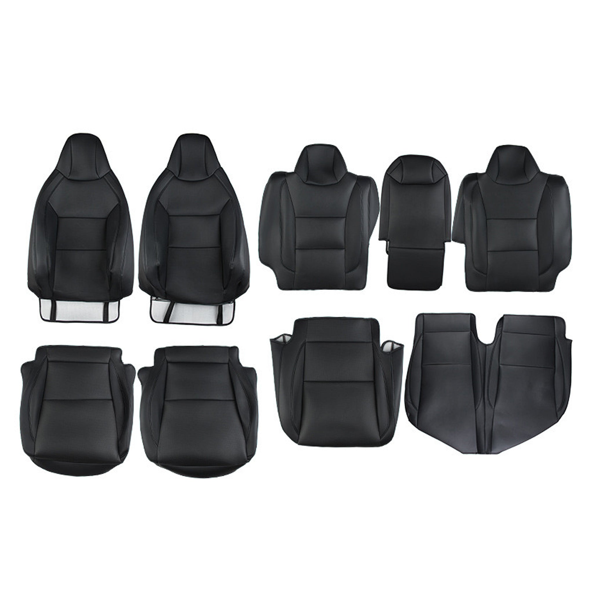 Tesla Cybertruck Custom Leather Full Wrapping Seat Covers