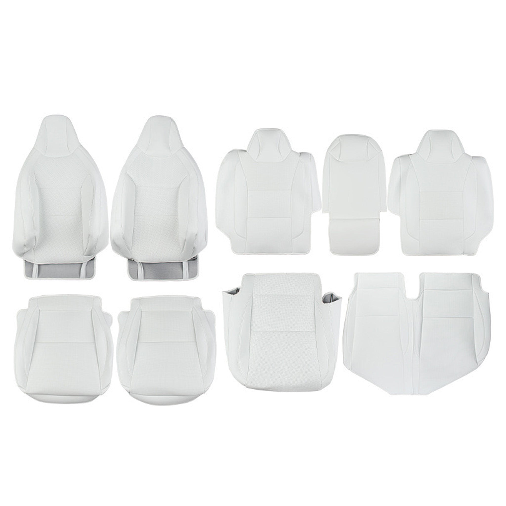 Tesla Cybertruck Custom Leather Full Wrapping Seat Covers