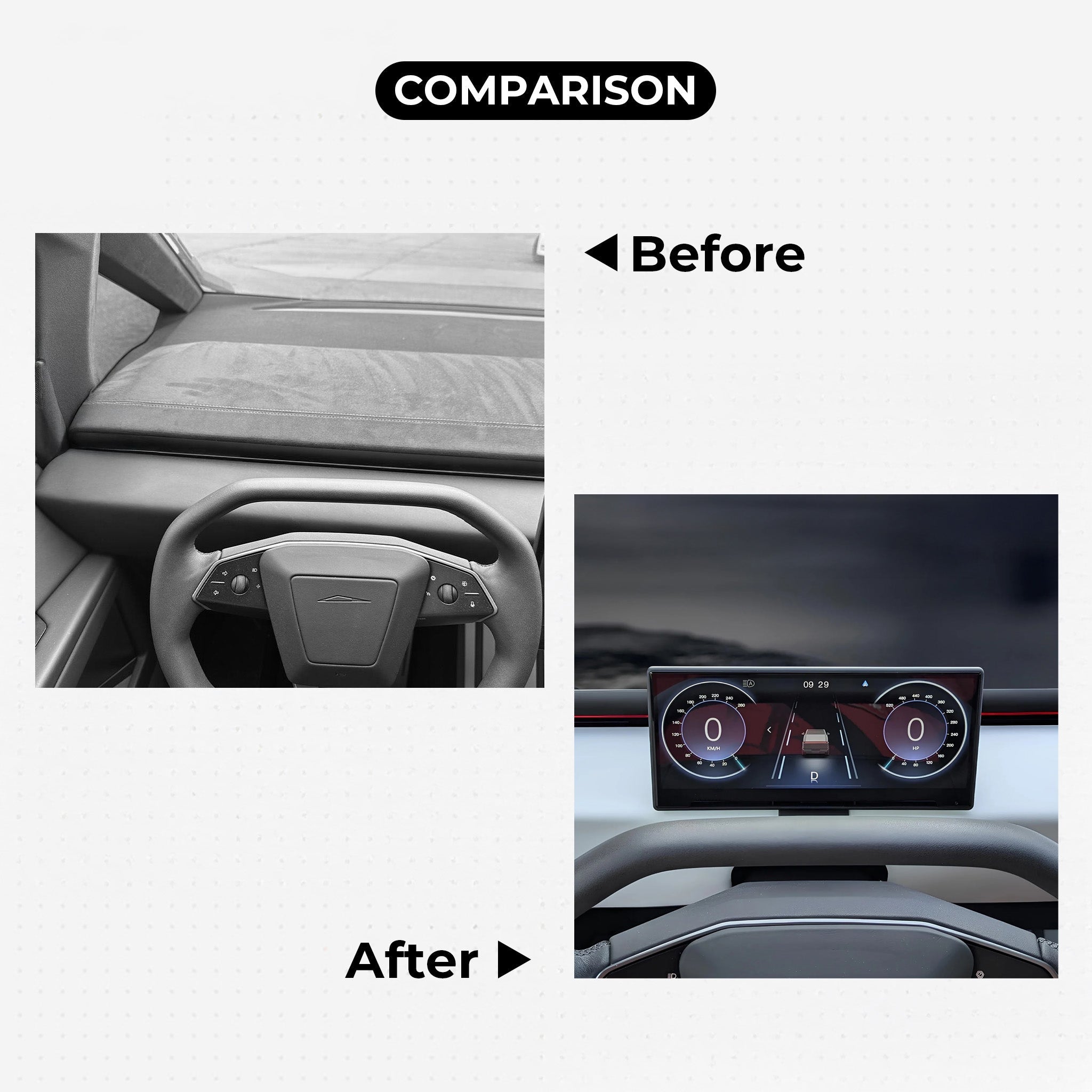 Tesla Cybertruck Screen Display 8.9-Inch Smart Instrument Cluster