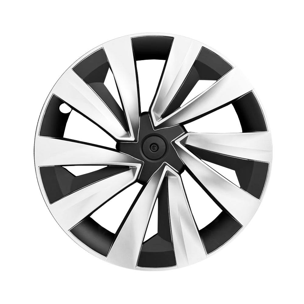 Tesla Model Y Juniper 19" Crossflow Wheel Covers | Helix Style ABS Polymer Rim Protectors (2025+)