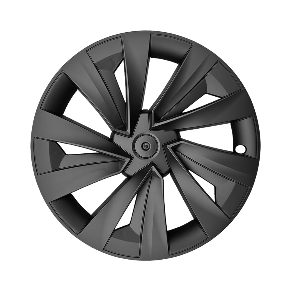 Tesla Model Y Juniper 19" Crossflow Wheel Covers | Helix Style ABS Polymer Rim Protectors (2025+)
