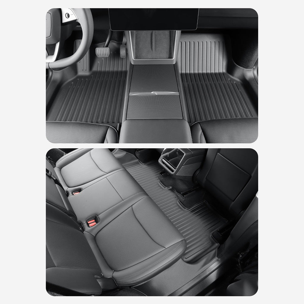 2025+ Tesla Model Y Juniper All-Weather Floor Mats - Custom Fit, Full Coverage Protection