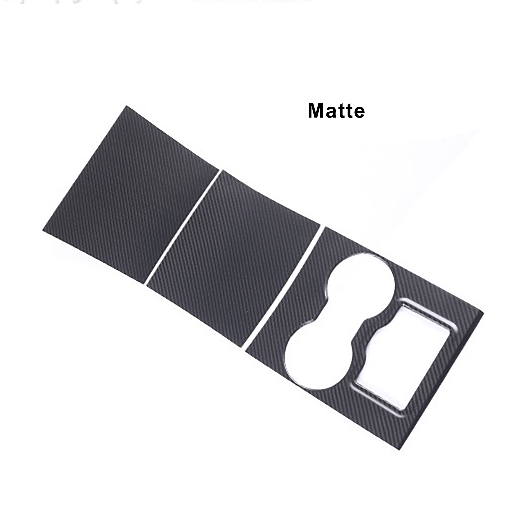 Premium Carbon Fiber Center Console Overlay for Tesla Model 3/Y | Custom Fit, Luxury Interior Upgrade