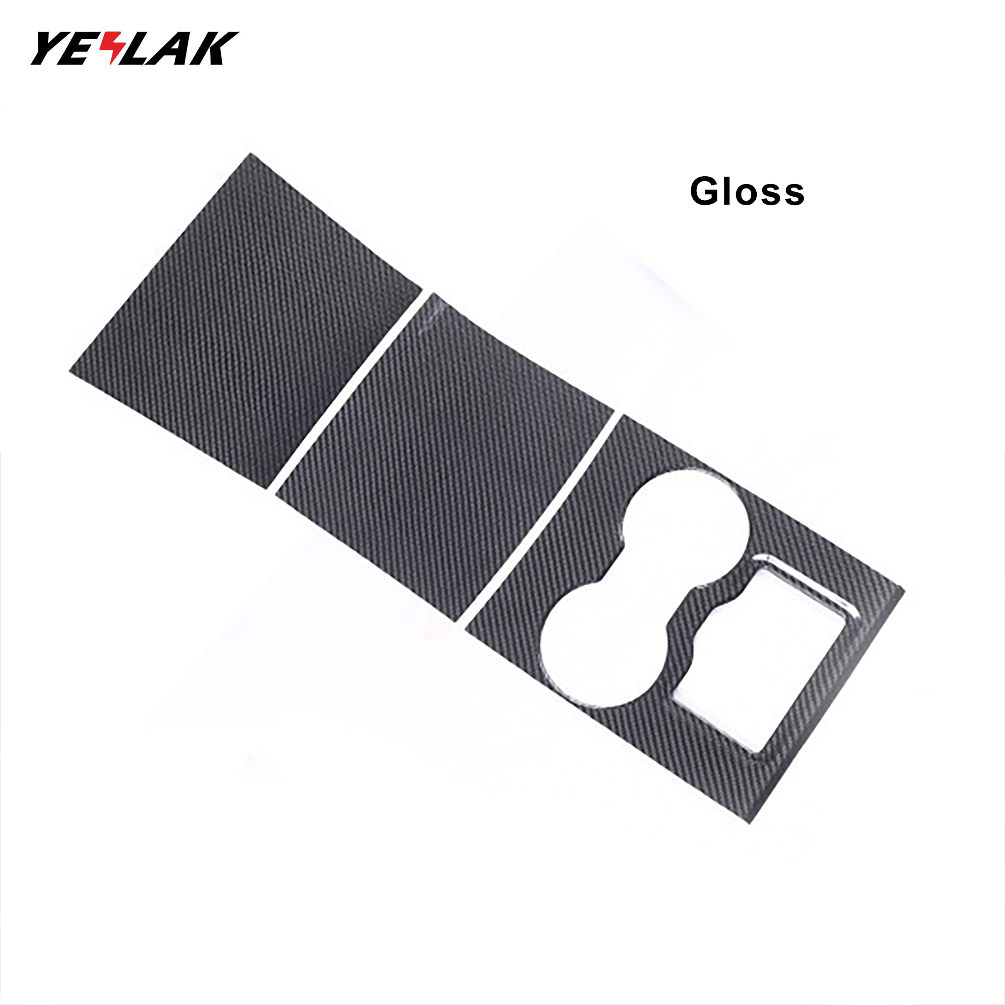 Premium Carbon Fiber Center Console Overlay for Tesla Model 3/Y | Custom Fit, Luxury Interior Upgrade