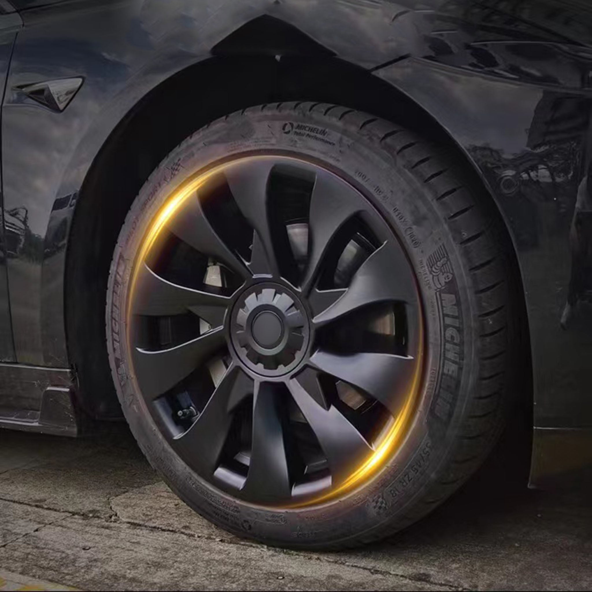 Performance Wheel Covers For Tesla Model 3 18'' Aero Wheels 2017-2023