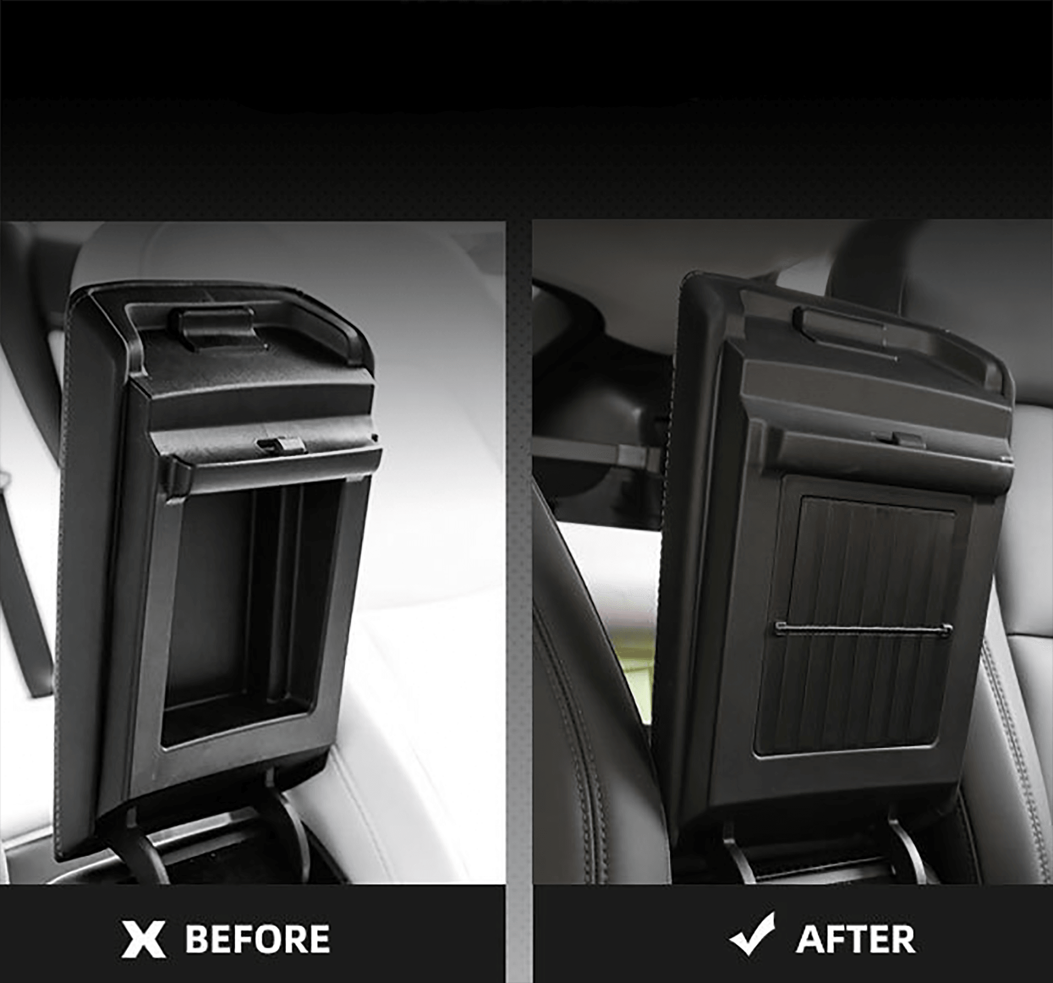 Armrest Hidden Storage Box for Tesla Model Y/3
