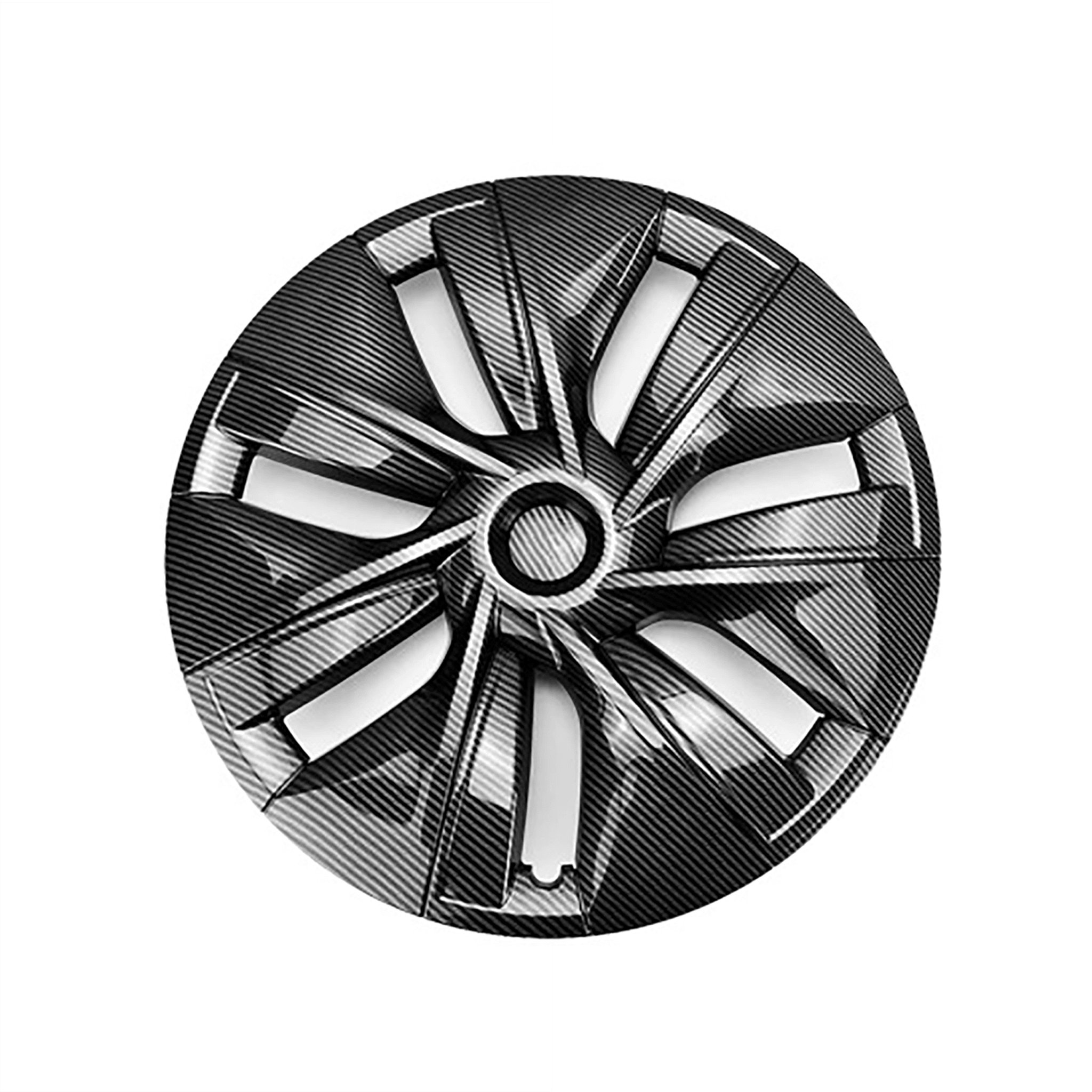 1 Pcs Replacement Tesla Model Y 19 Inch Gemini Wheel Cover All Black