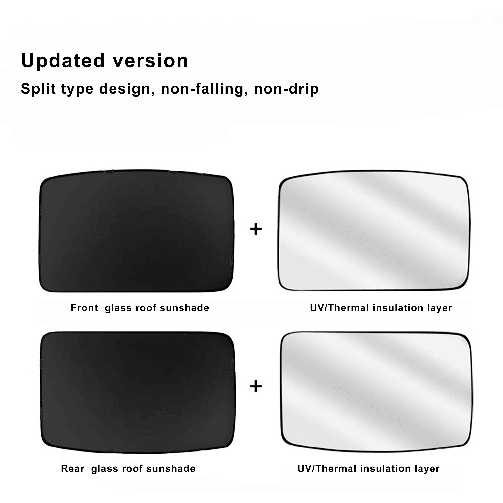 Tesla Model Y Glass Roof Sunshade – Full Coverage UV & Heat Protection, Boost Efficiency & Comfort