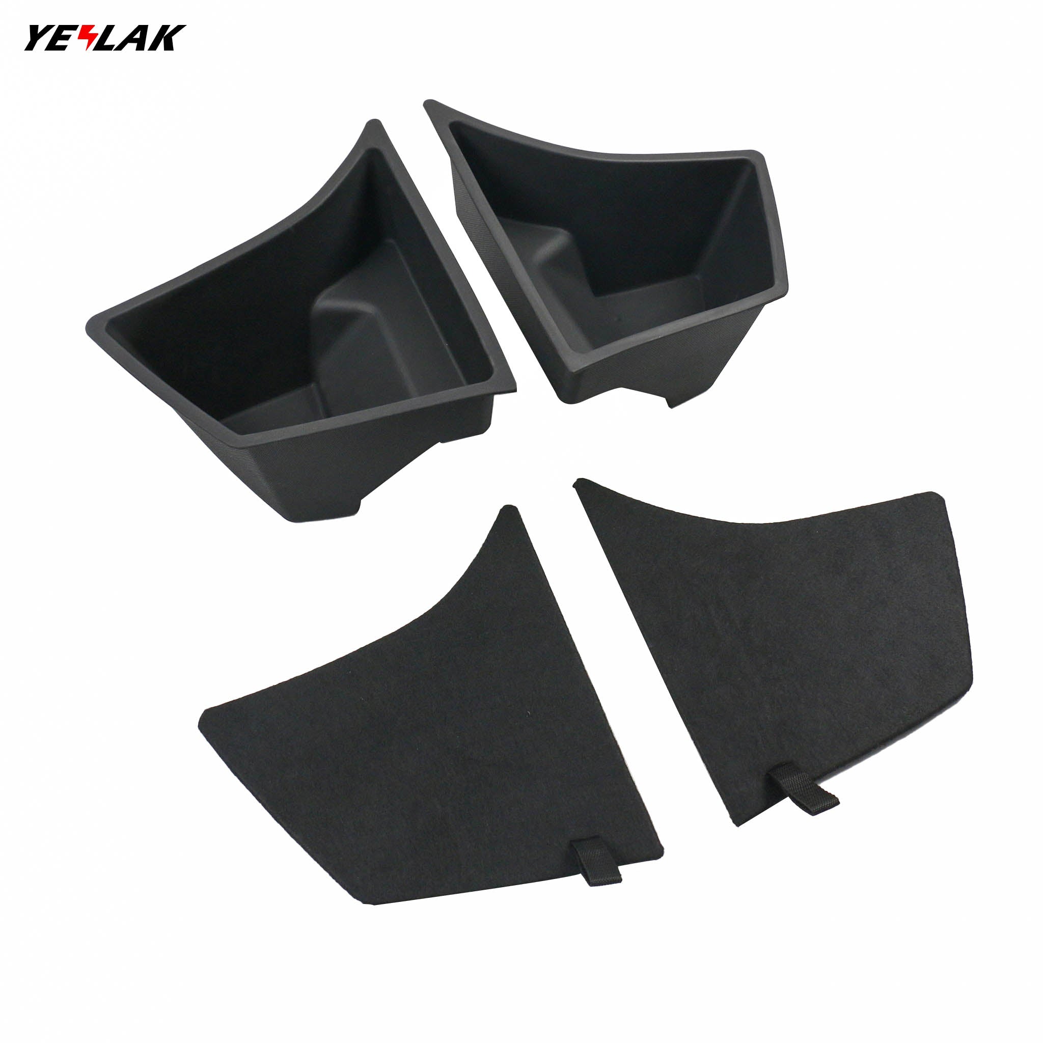 Rear Trunk Side Storage Bins for Tesla New Model 3 Highland 2024+